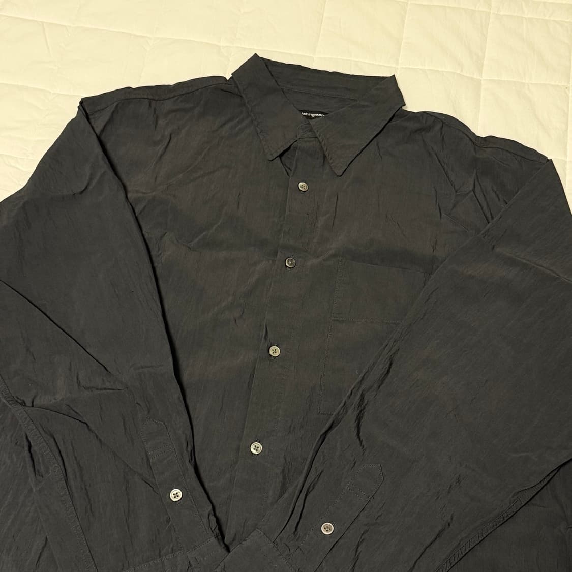 해칭룸 크롭 셔츠 상품이미지1