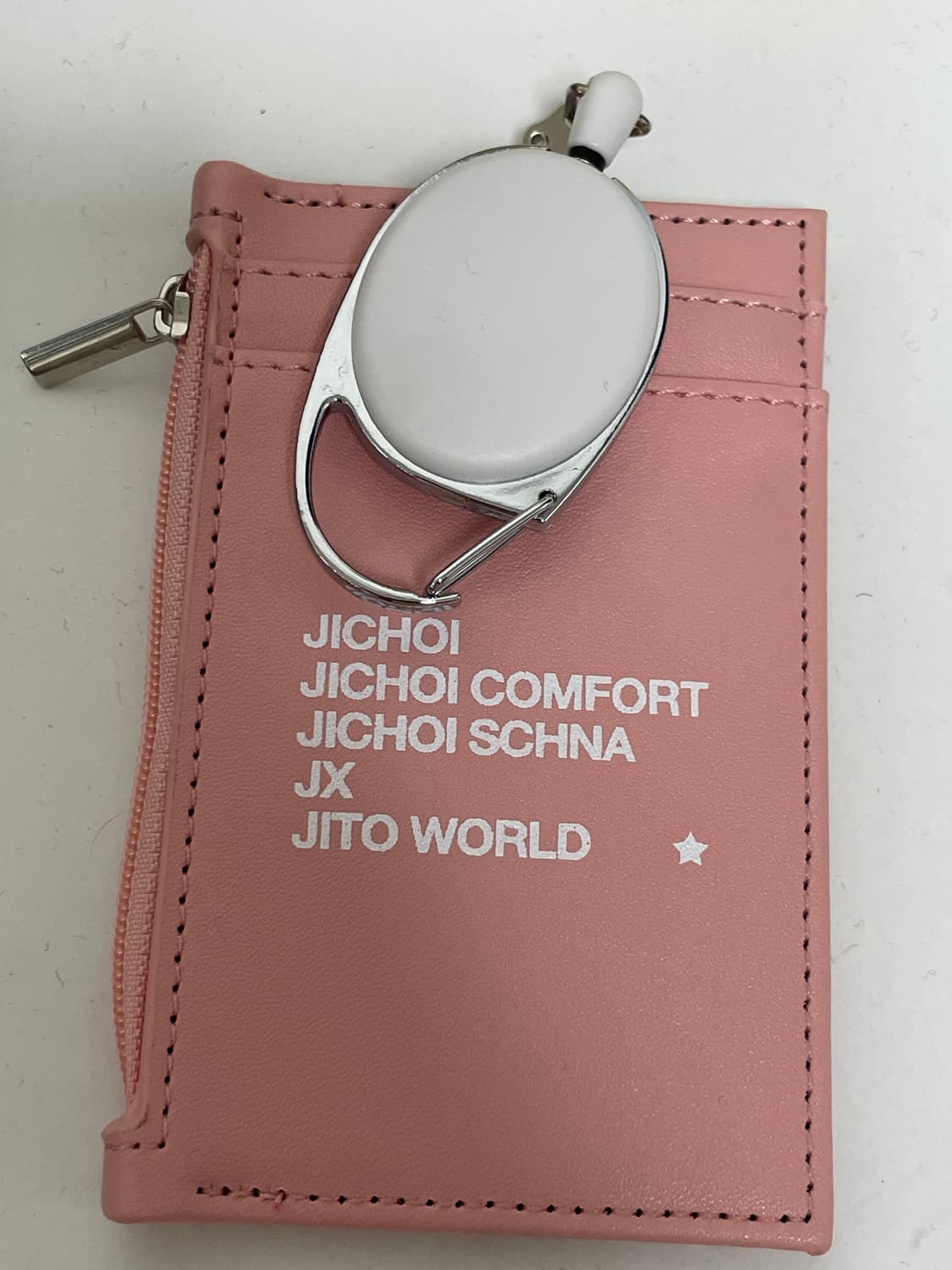 지초이 카드지갑 핑크 상품이미지1