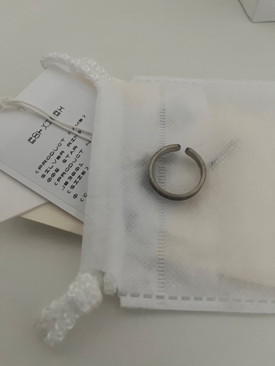 폴리테루 925 실버링 005 스타 19호 상품이미지3