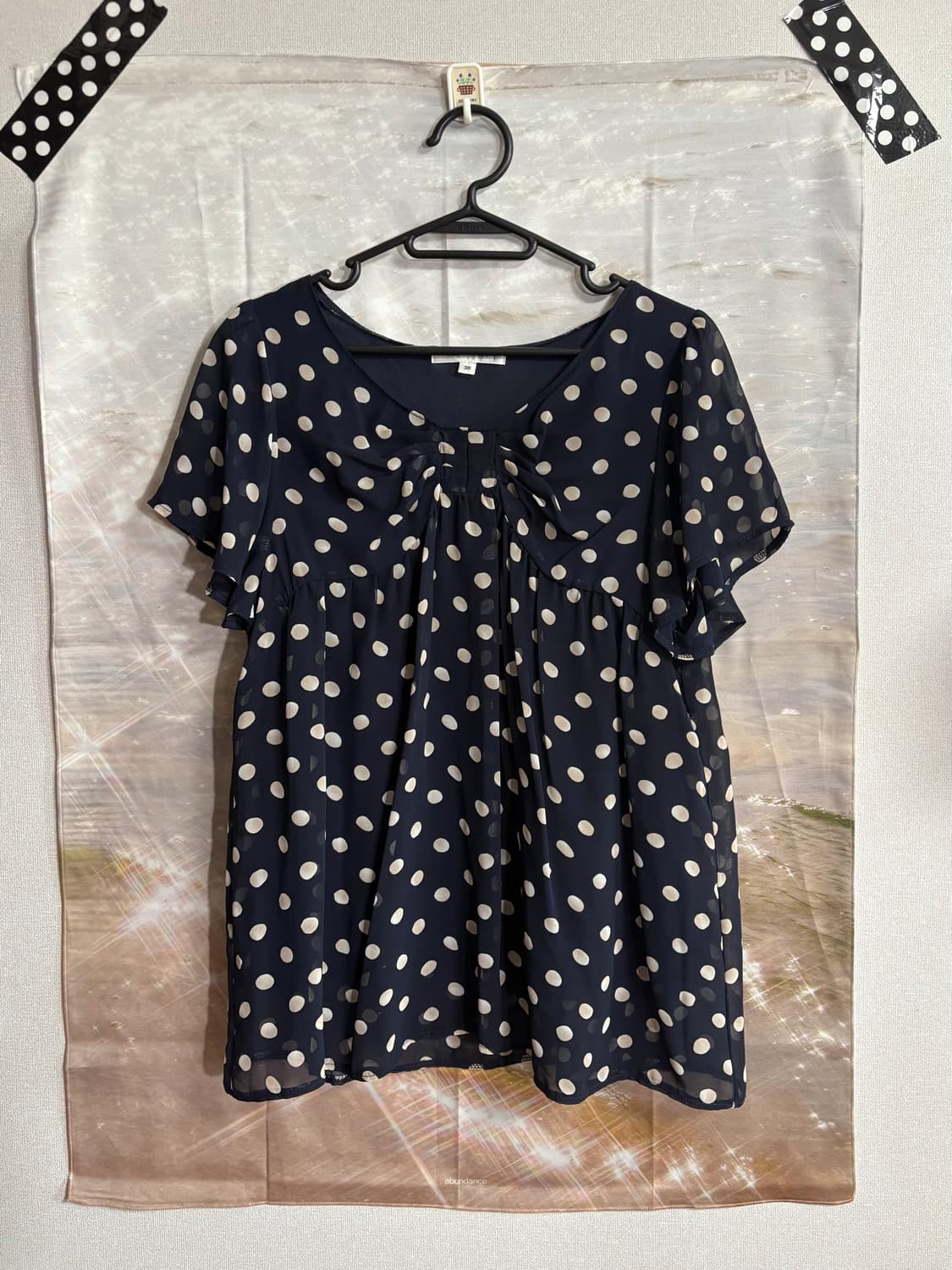 Dot ribon blouse 상품이미지1