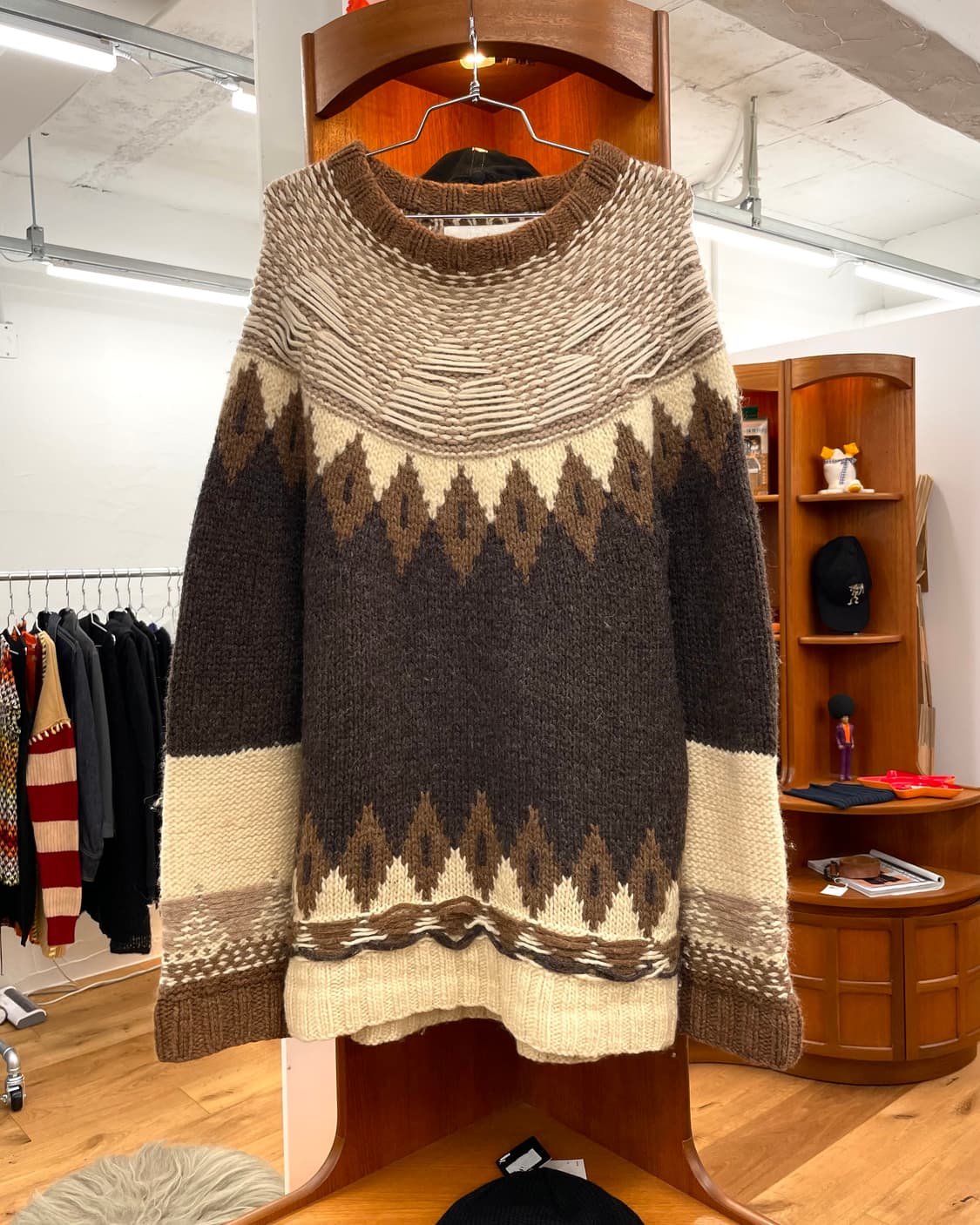 [M] 마르지엘라 h&m 노르딕 니트 스웨터 상품이미지1