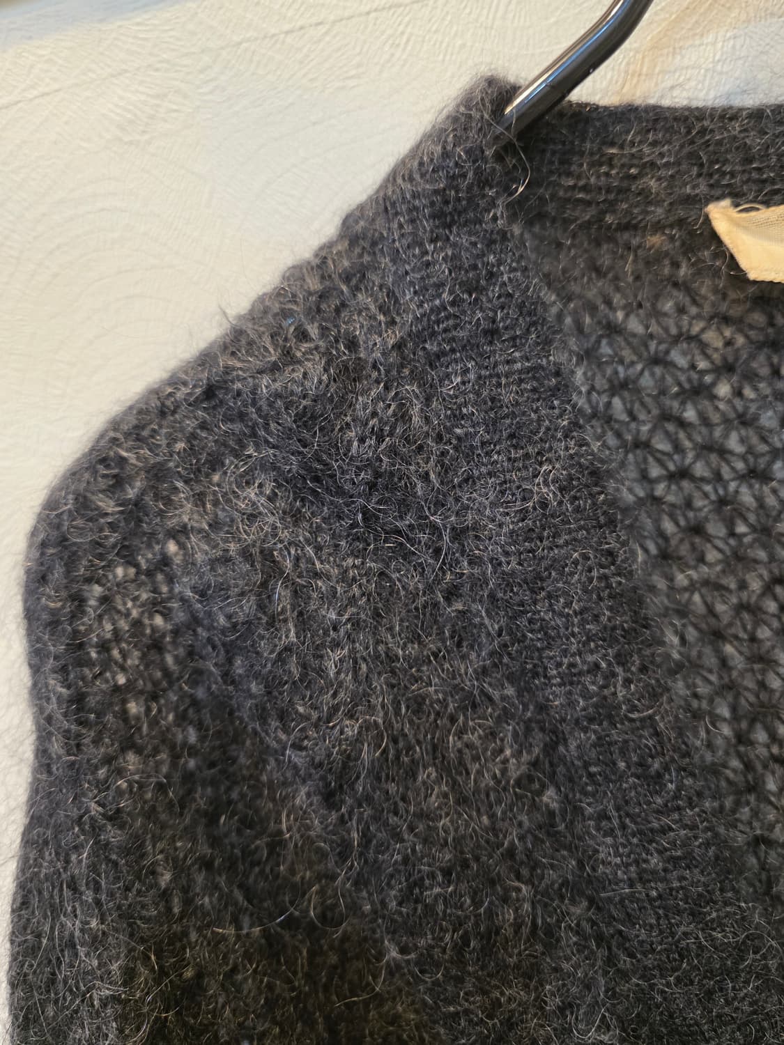 아떼 바네사브루노 브이넥 가디건 다크그레이 0사이즈 상품이미지3