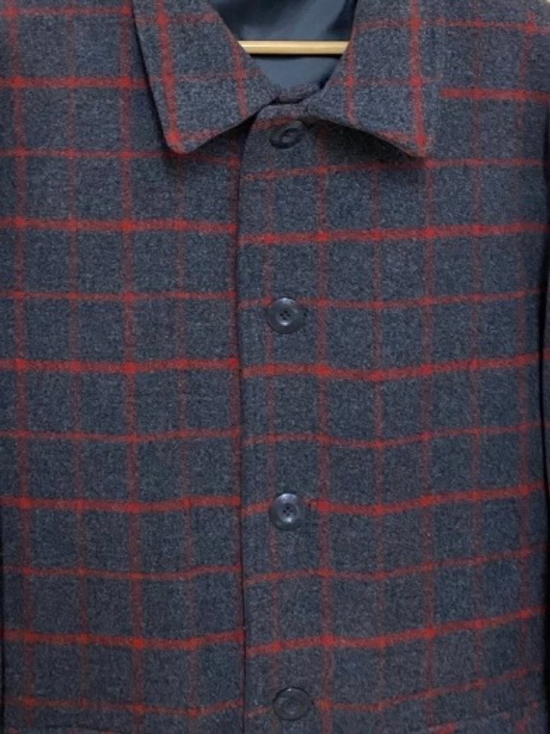 2000's LEVI'S 울 체크 코트 상품이미지5