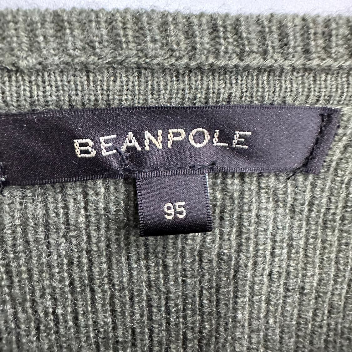 95 빈폴 여자 울 캐시미어 니트 원피스 상품이미지3