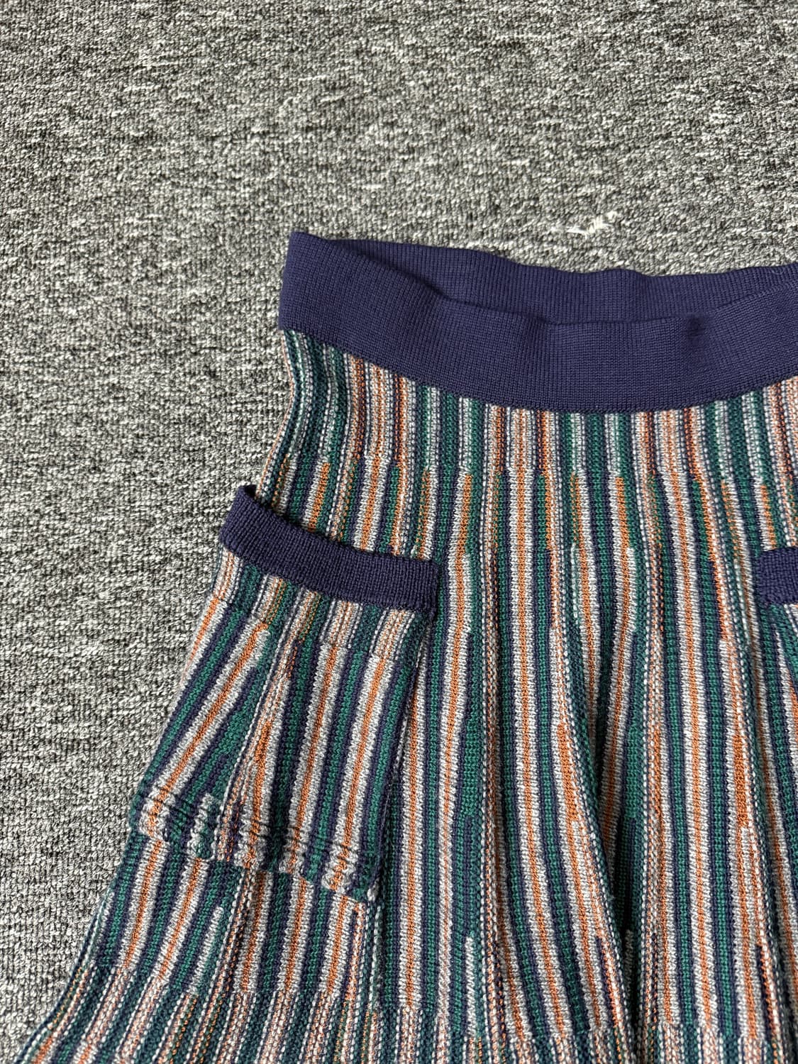 SYSTEM 니트 스트라이프 스커트 상품이미지2