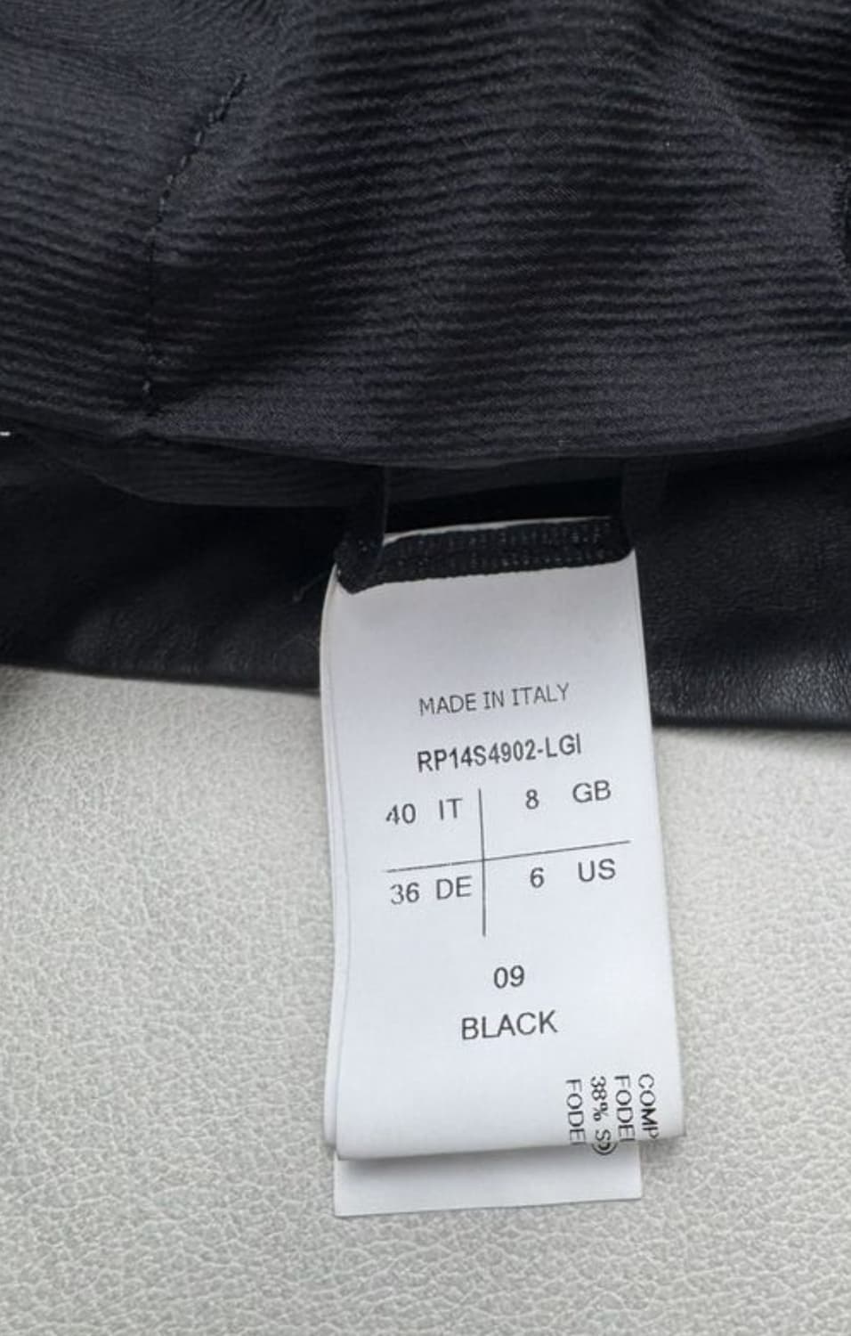 릭 오웬스 풀집업 롱 베스트(레더-리얼)40-ITA 사이즈-해외발송 상품이미지8