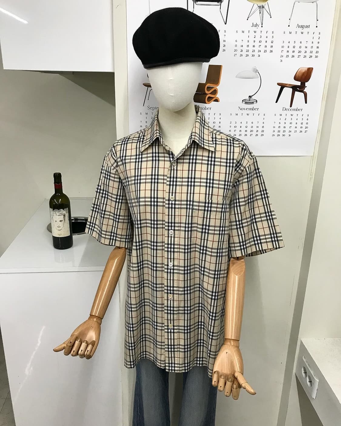 버버리 노바체크 반팔 셔츠 상품이미지3