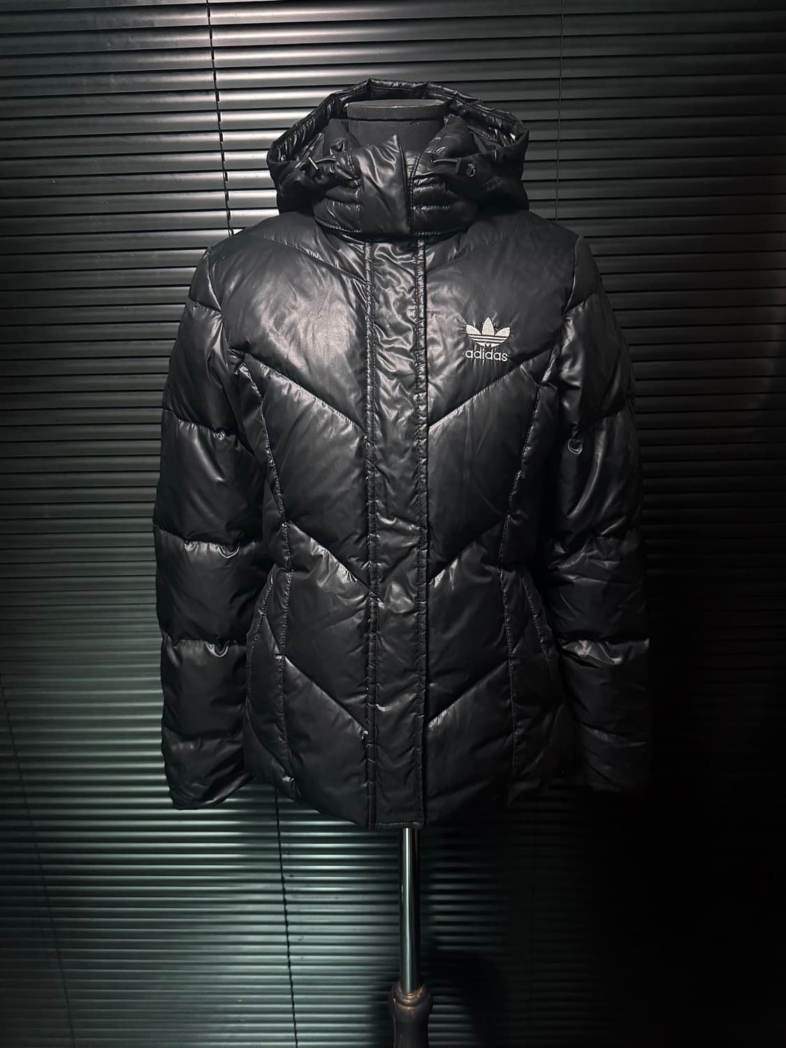 아디다스 피티드 파이어버드 유로파 오리털 덕다운 패딩 90 s 고스 펑크 상품이미지1