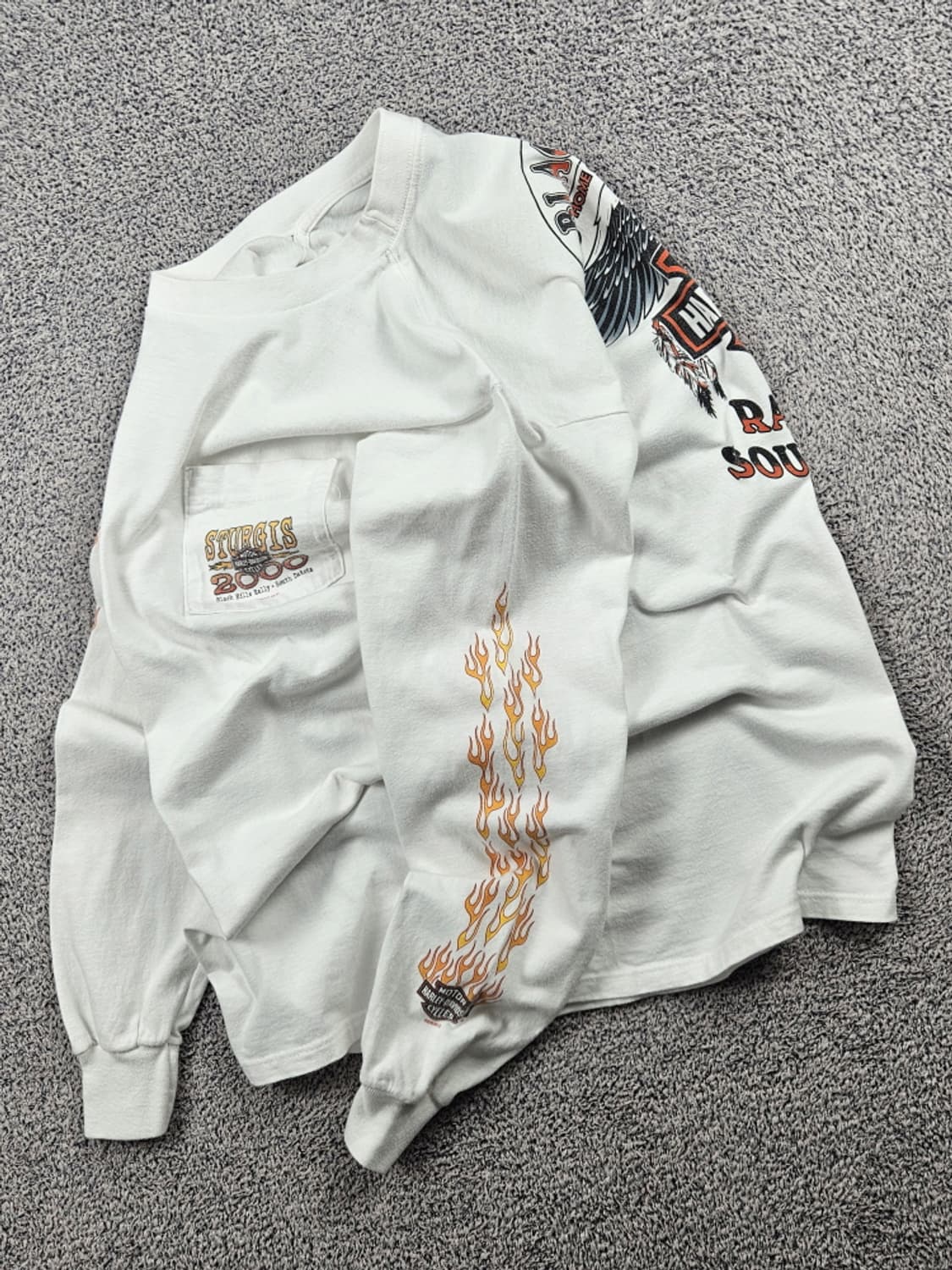 할리데이비슨 블랙힐스스터지스 랠리 플레임 롱슬리브 ( L )/ 10541 상품이미지4