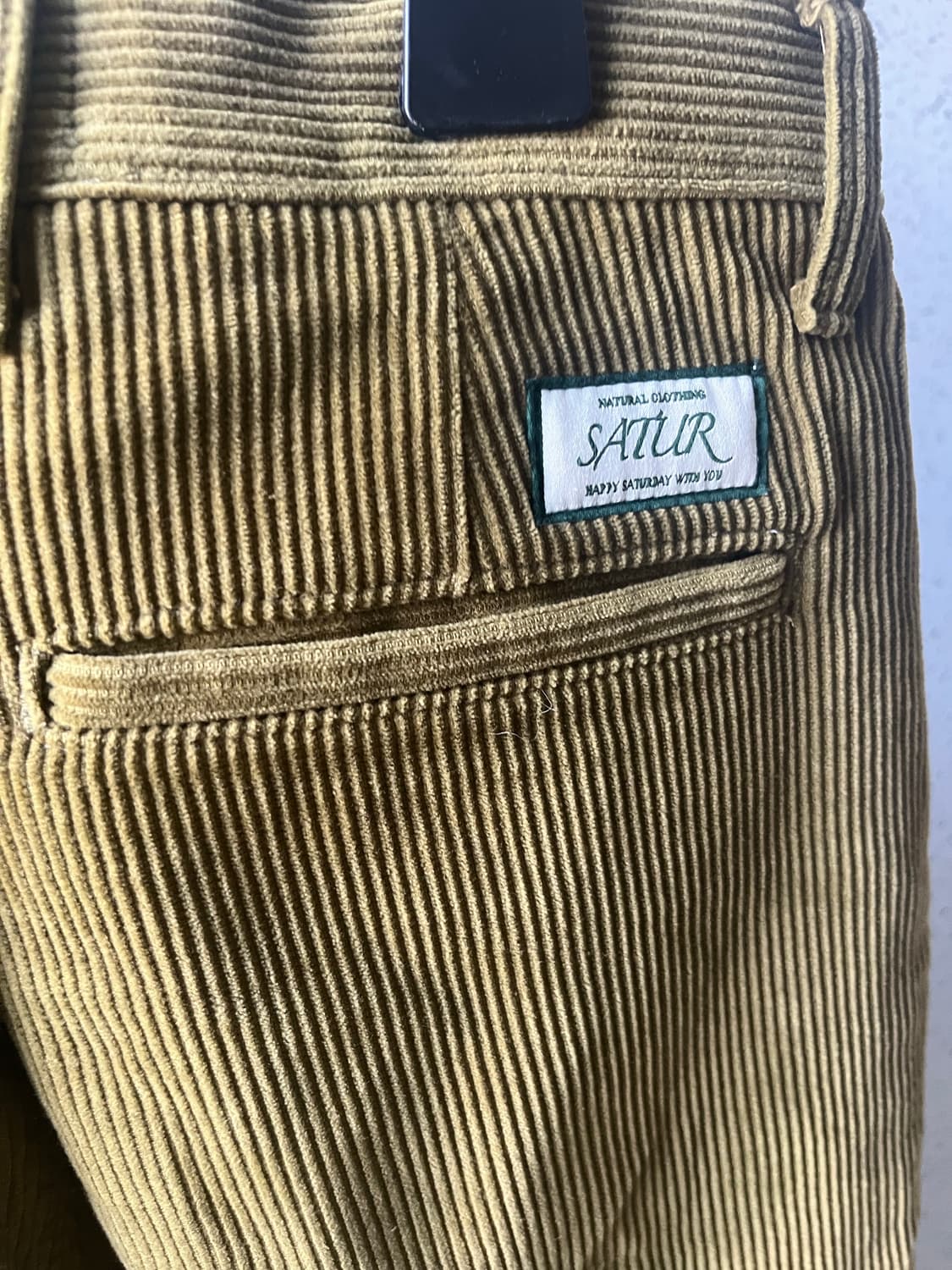 SATUR 비날레스 4포캣 코듀로이  상품이미지5