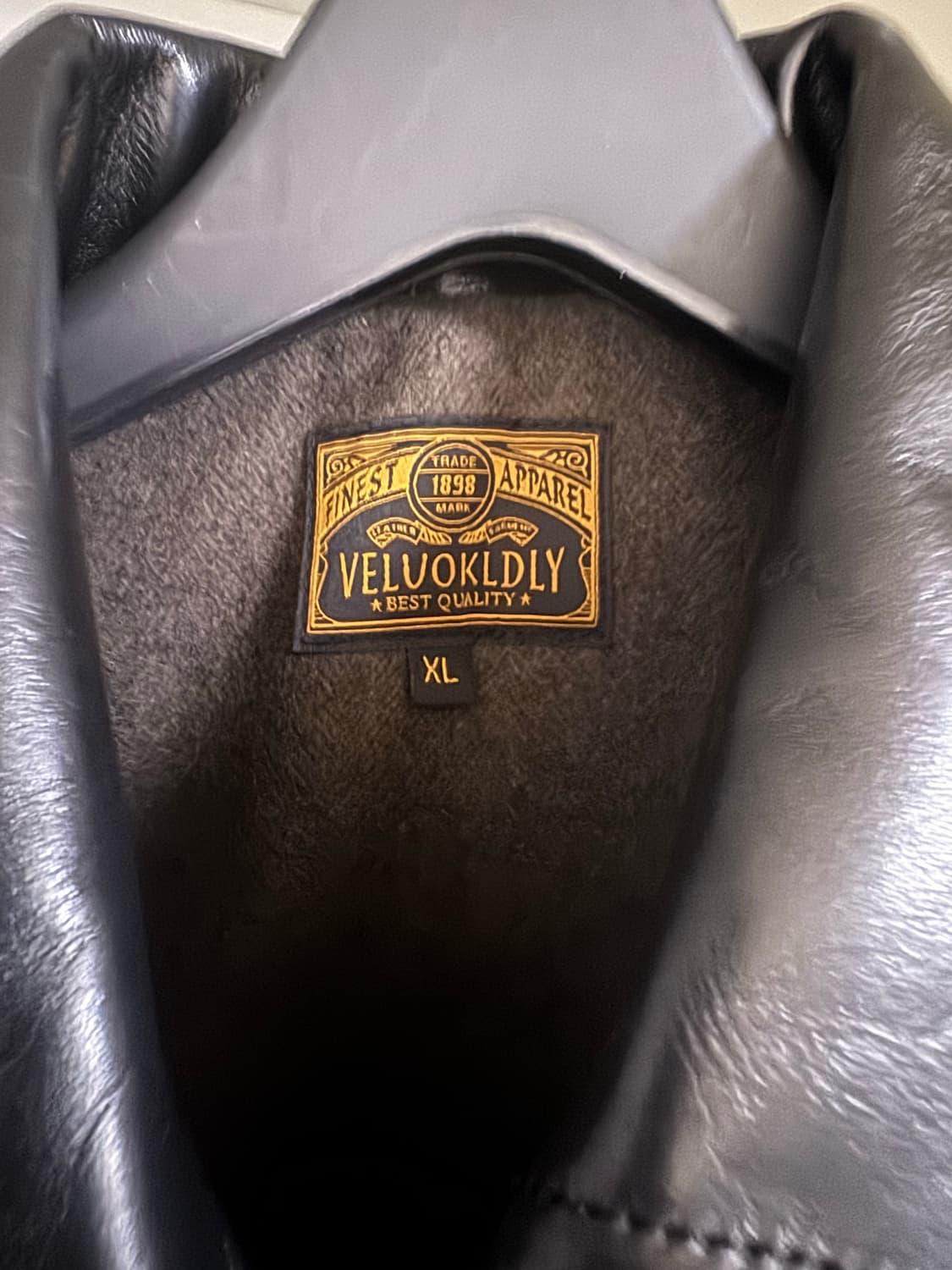 VELUOKLDLY 30s 중홀랜드 차심 말가죽 자켓 상품이미지3