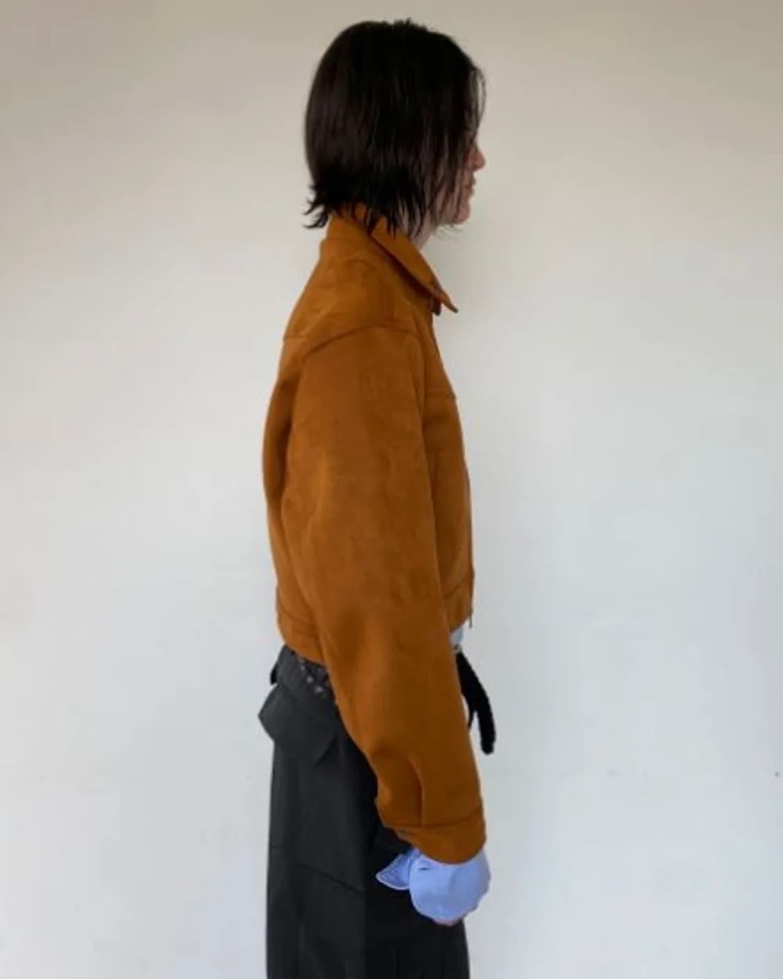 팍시 스웨이드 자켓 카라멜 상품이미지2