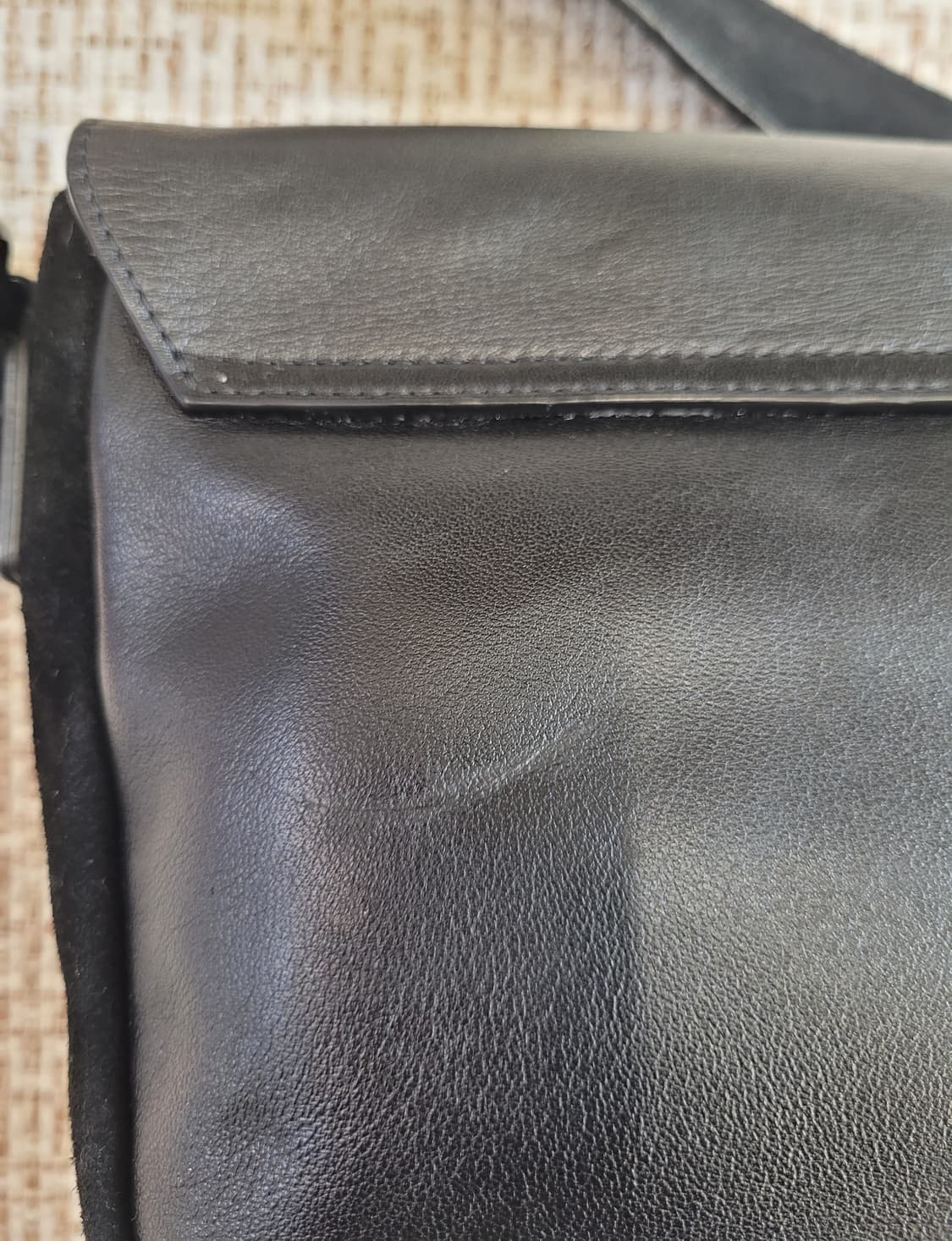 마뗑킴 블랙 스웨이드 숄더백 상품이미지8