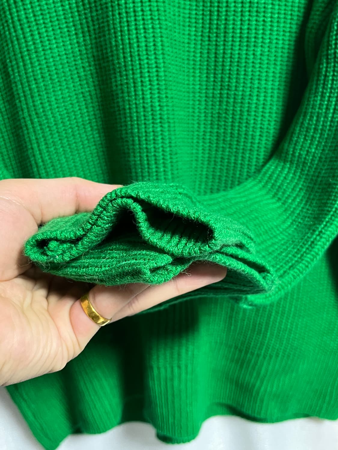 수아레 워셔블 하찌 니트 스웨터 M 상품이미지2