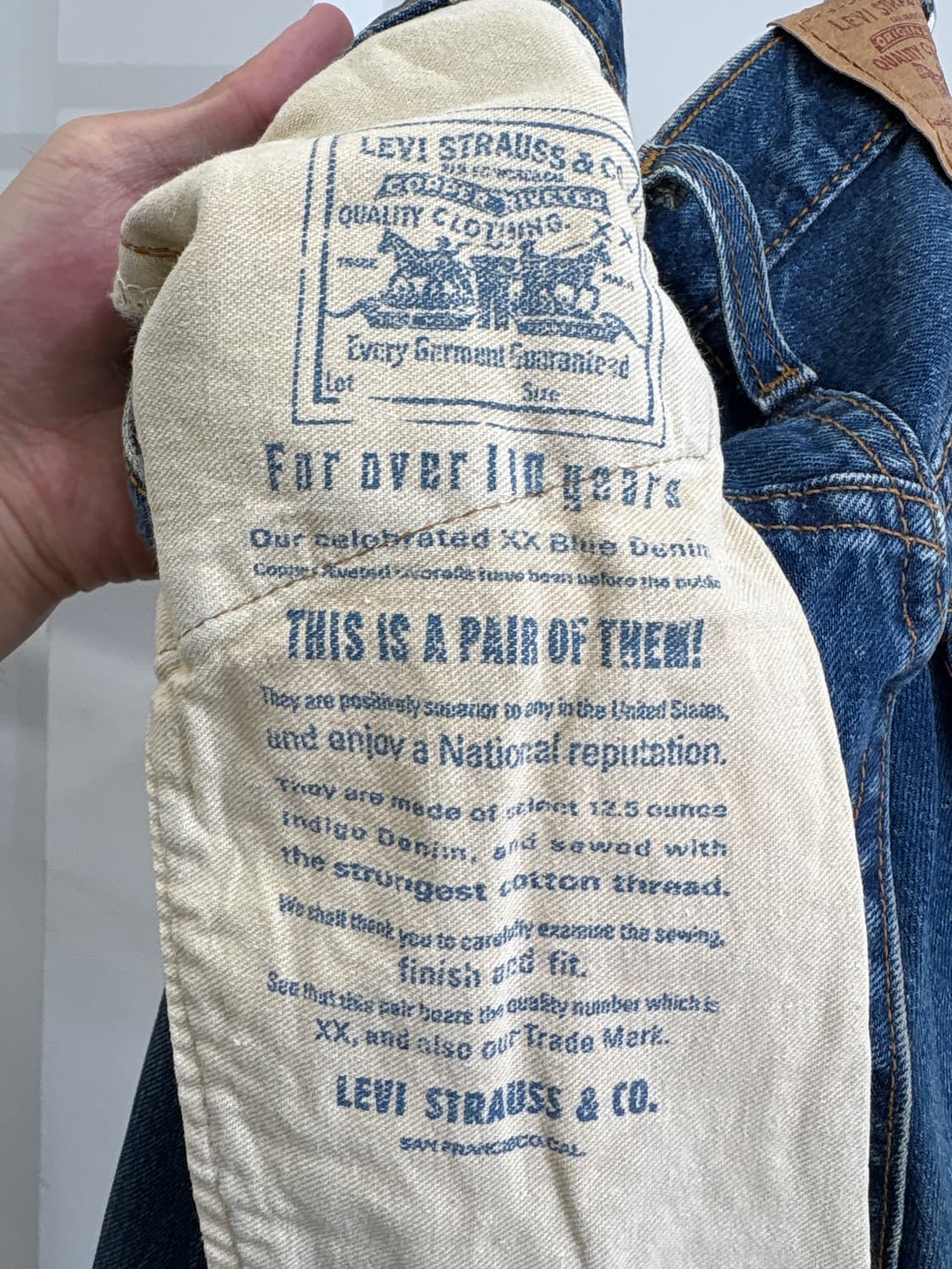 90's LEVIS 501 (Made in USA) 데님팬츠 상품이미지9