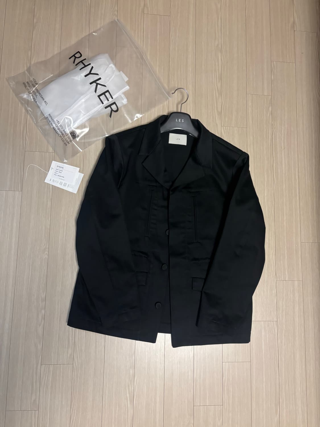 Les F2 jacket 2 블랙 새상품 상품이미지1