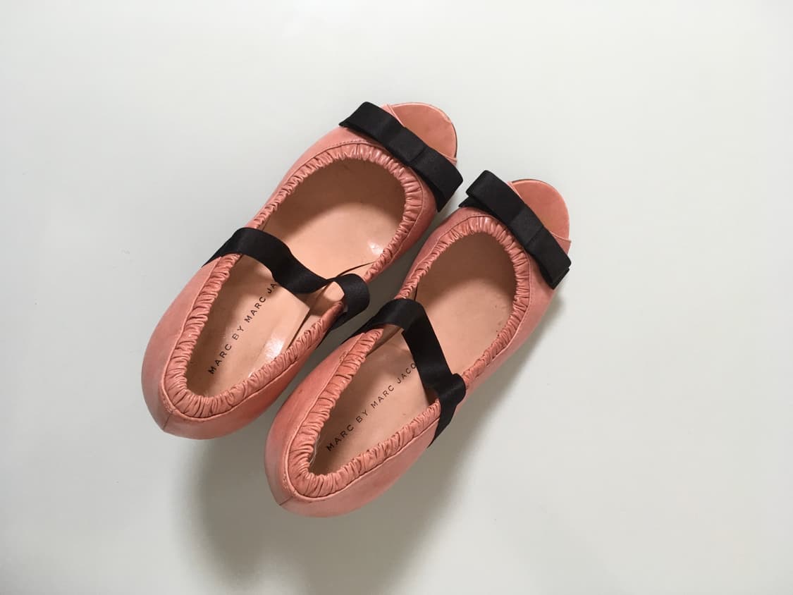 MARC BY MARC JACOBS Pink Shirred Peep To 상품이미지1