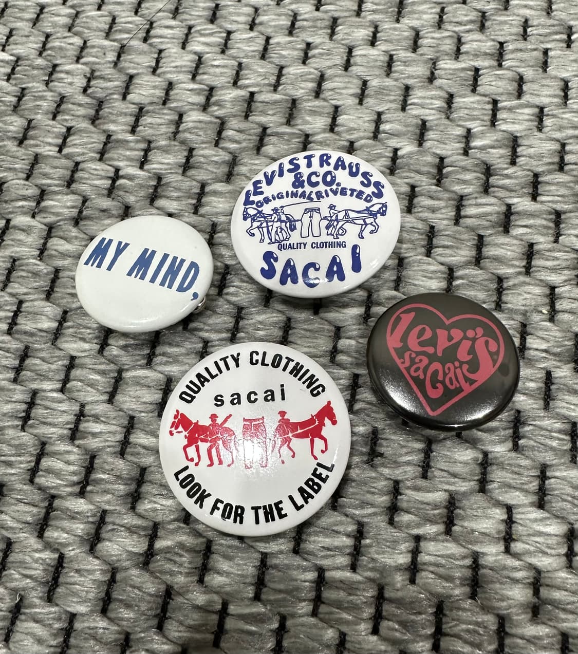 리바이스 x 사카이 나일론 트윌 리버시블 블루종 + 뱃지 4종 상품이미지5