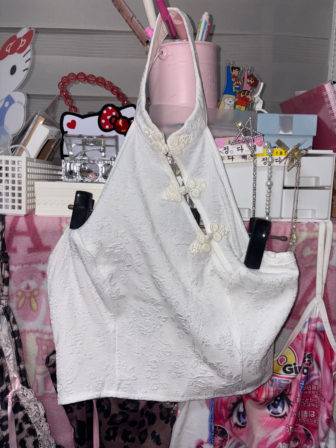 치파오 탑 y2k 빈티지  상품이미지1