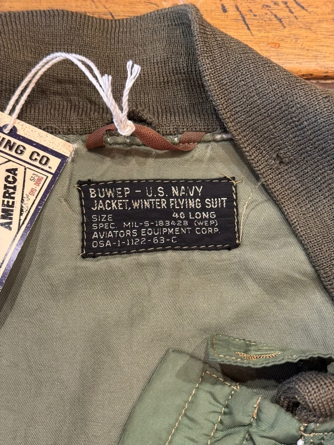 60s USN G-8 WEP 플라이트자켓 (40) 상품이미지6