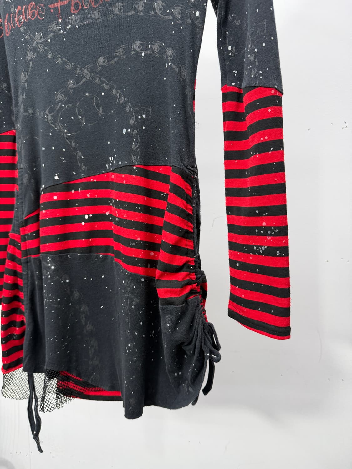 H.Anarchy Blood Stripe Lace-Up dress 상품이미지9