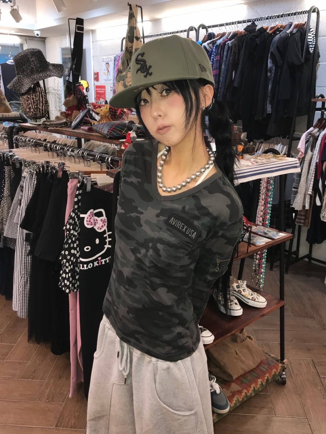 Avirex Camouflage Pocket L/S 상품이미지2