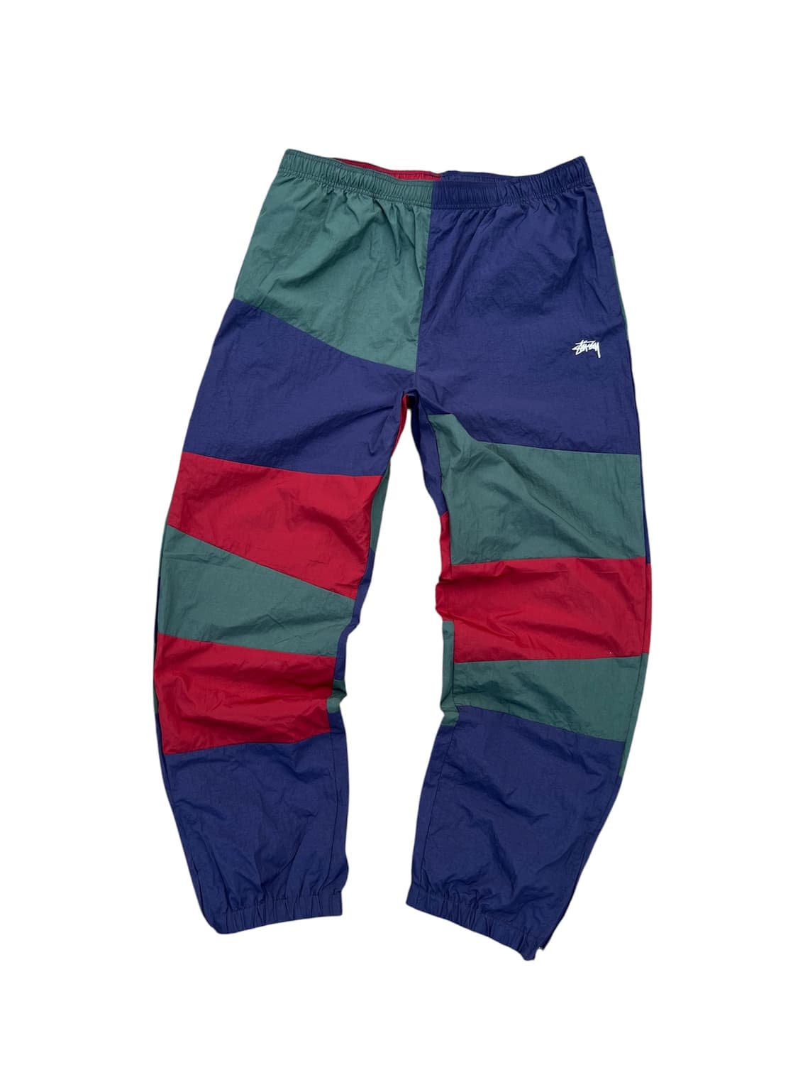 Stussy 스투시 믹스컬러블록 나일론 조거팬츠 상품이미지1