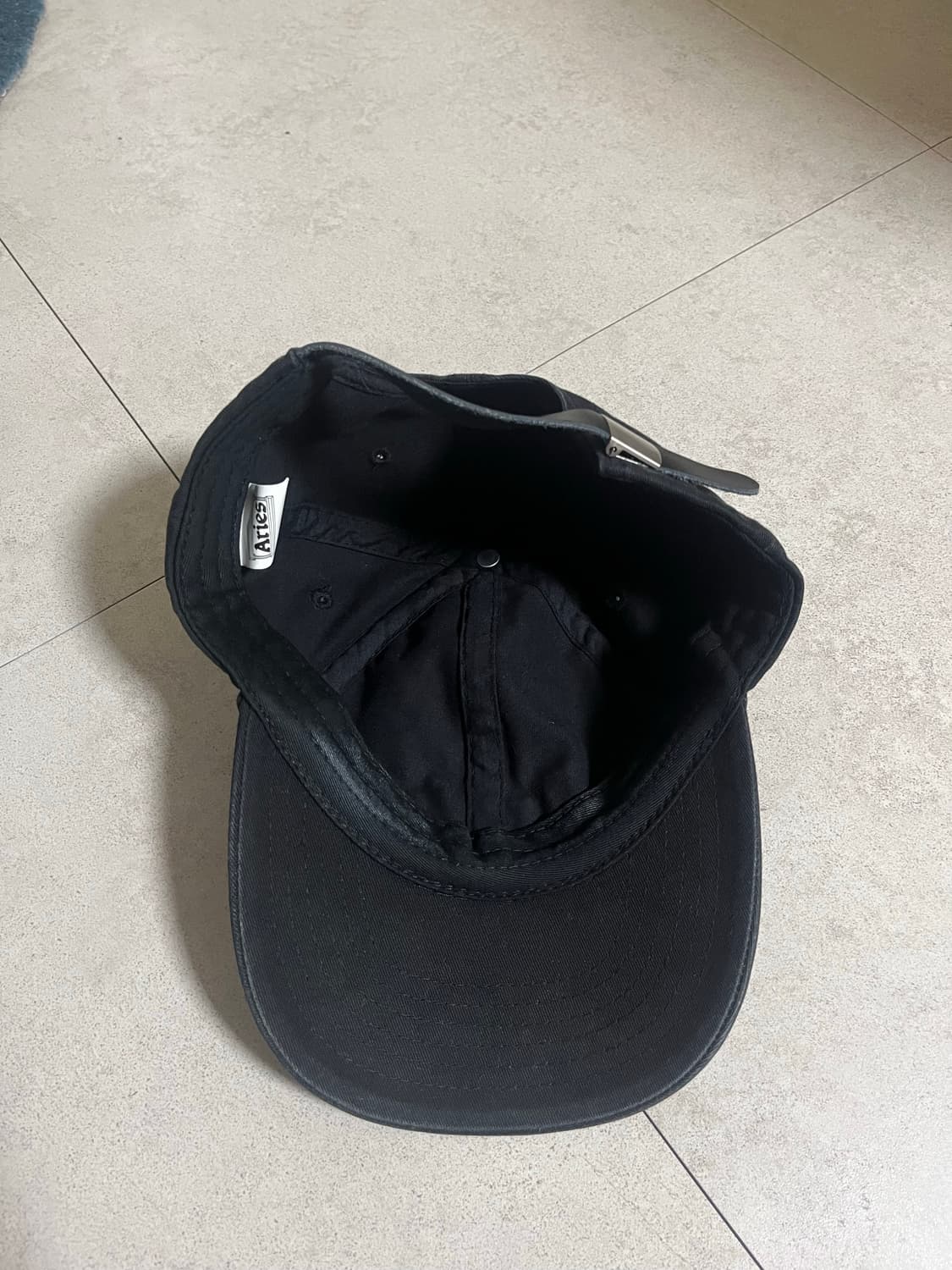 Aries NoProblem 검정색 볼캡 모자 상품이미지4