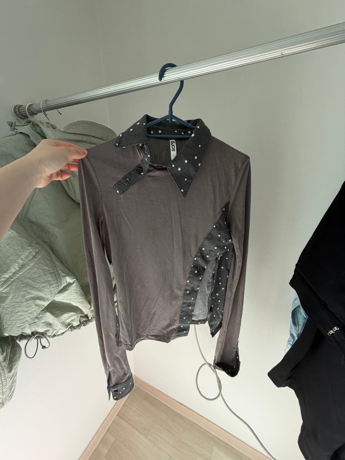 오호스 스타컷 저지 카라티 스톤브라운 상품이미지1