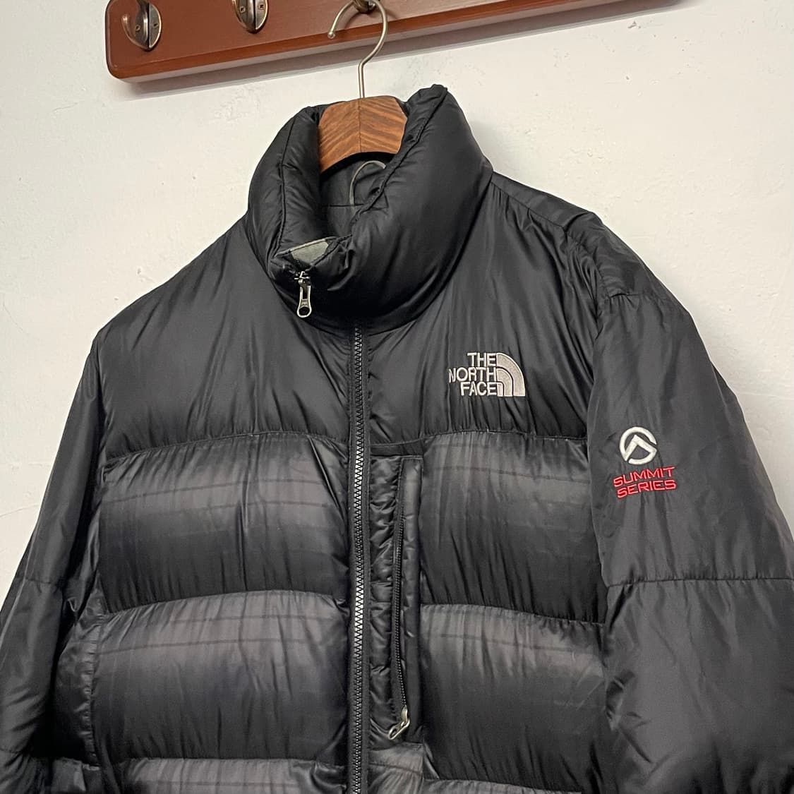 노스페이스 써밋 800필 퍼텍스 체크패턴 구스다운 패딩   상품이미지2