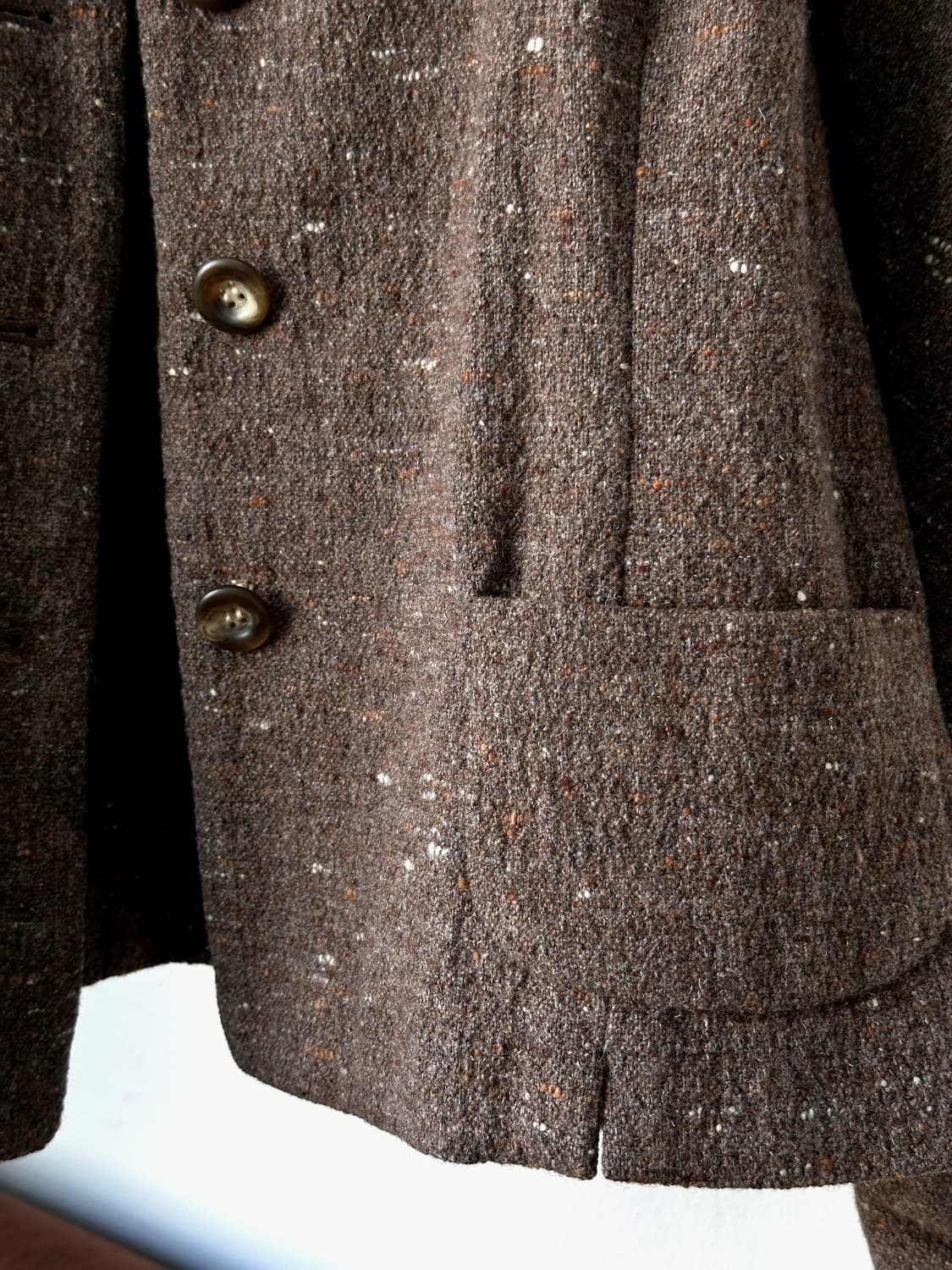 Tweed fabric single collar shirring jack 상품이미지4