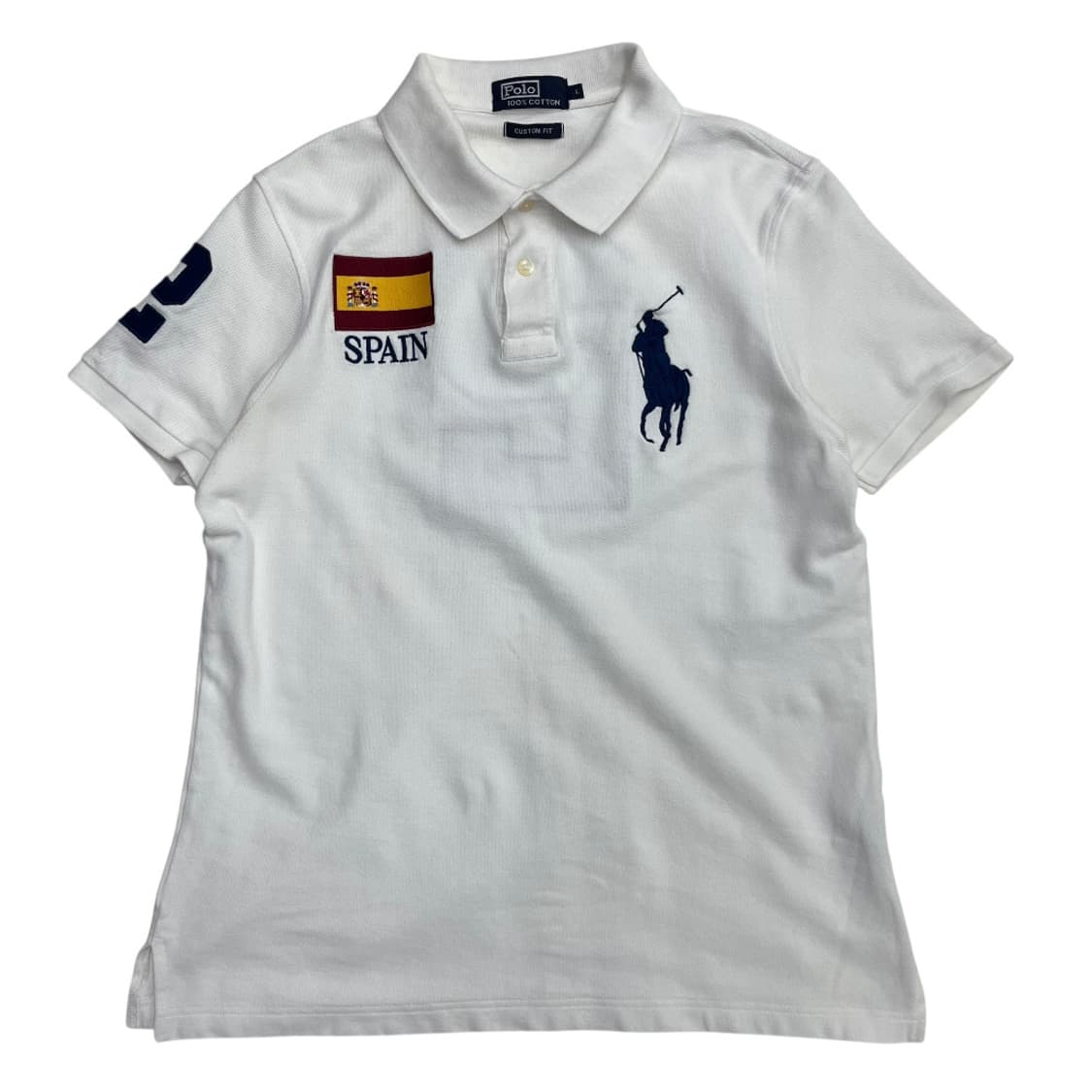 폴로 랄프로렌빅포니 스페인 화이트 카라반팔 L 상품이미지3