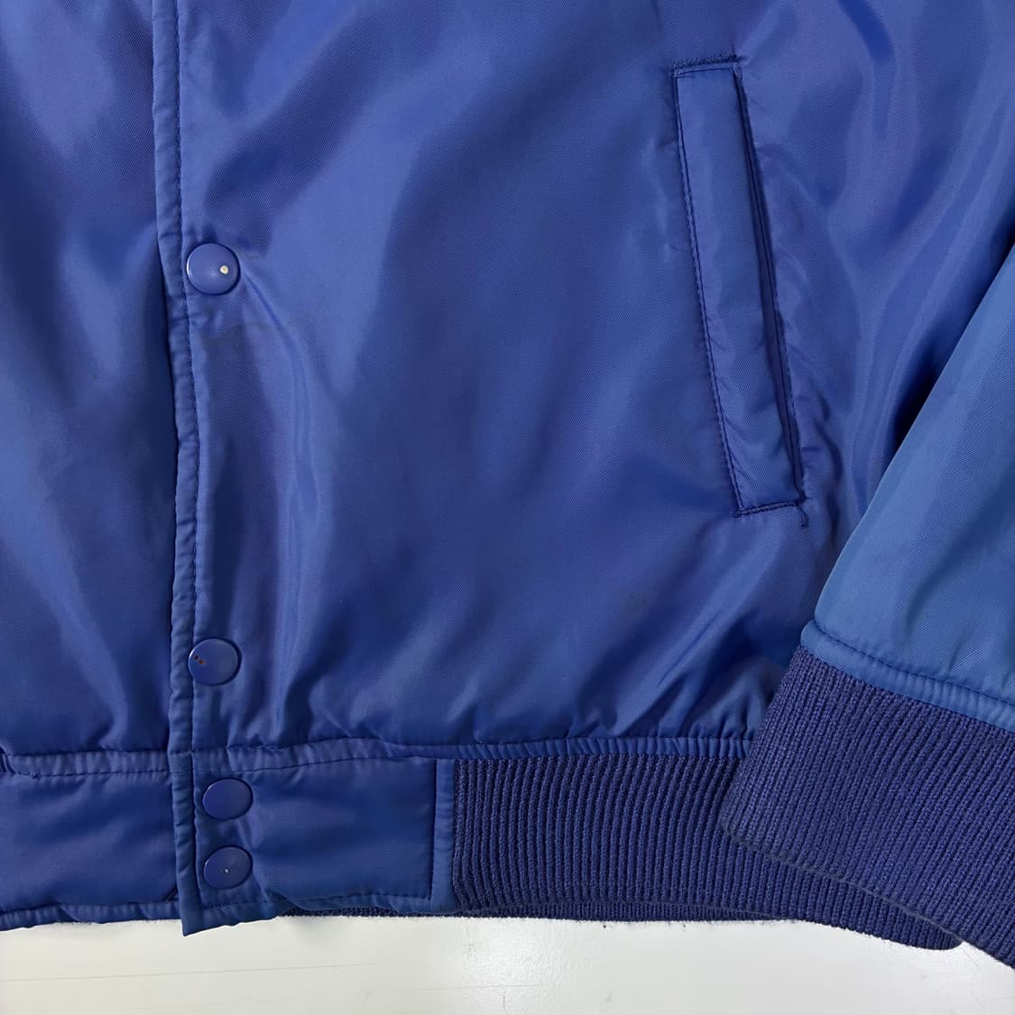 Stussy  스투시 00,s 크라운 스컬패치 바시티 자켓   상품이미지6