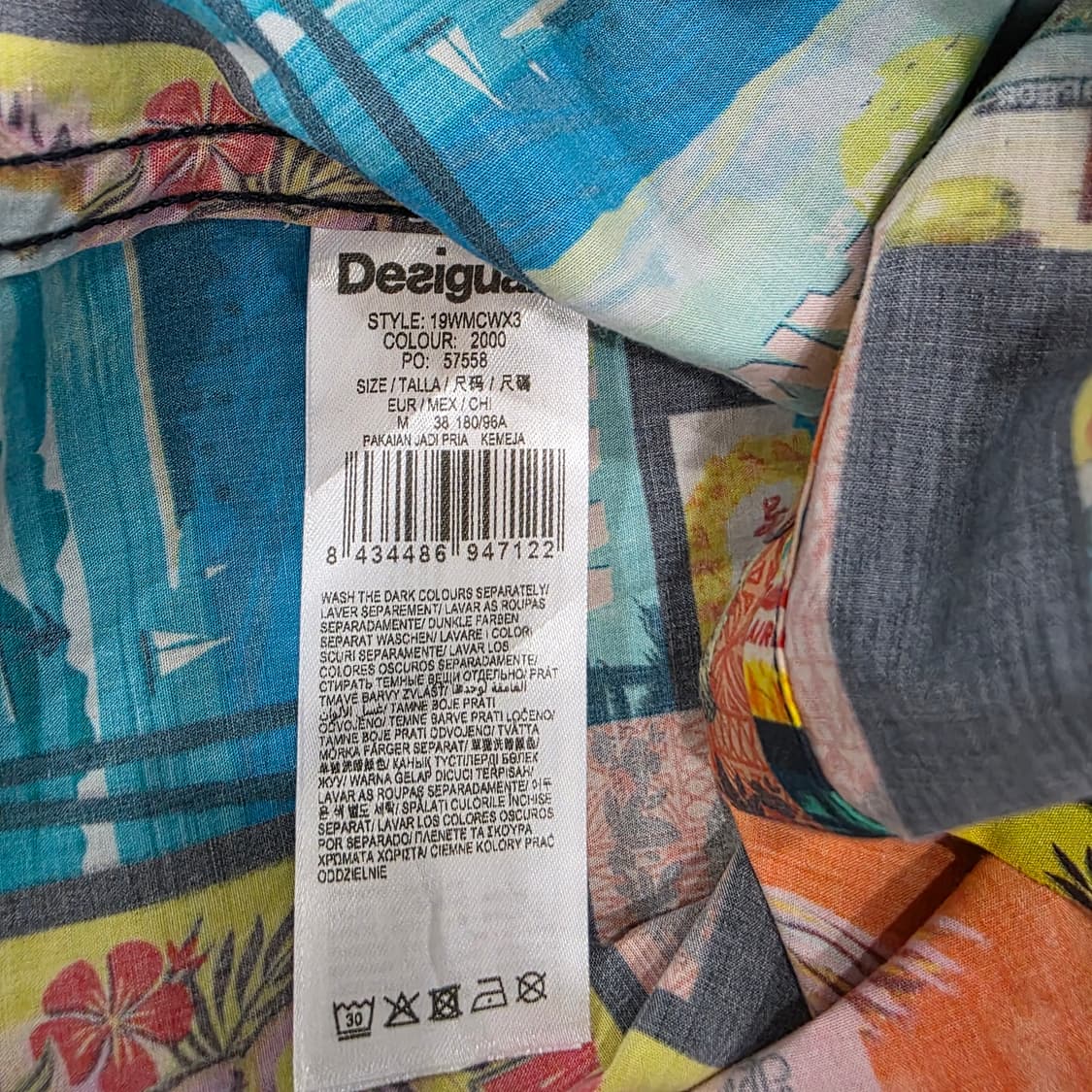 Desigual 포스트카드 프린트 남방 상품이미지6