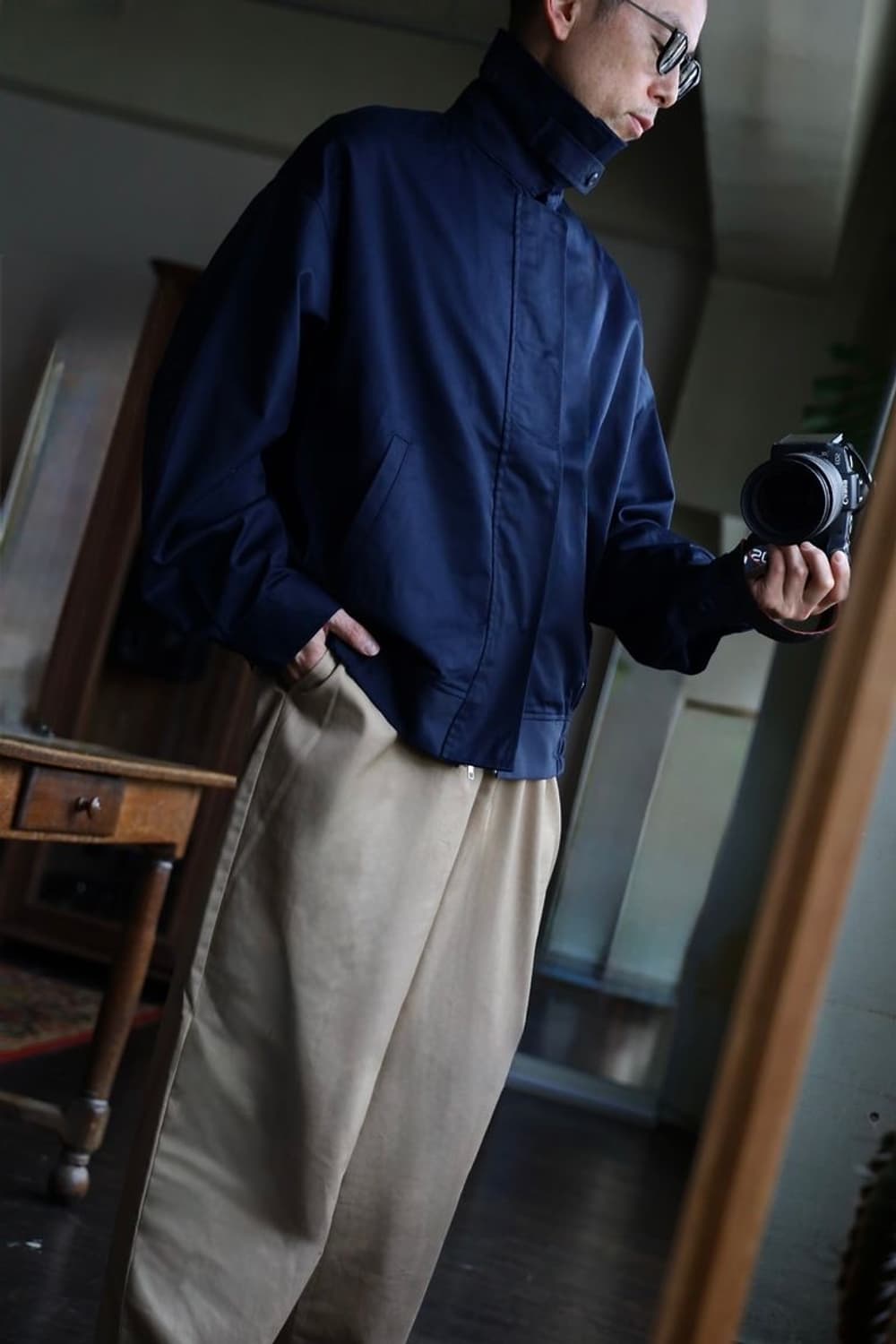 freshservice 프레쉬서비스 코퍼레이트 블루종 네이비 L 상품이미지4