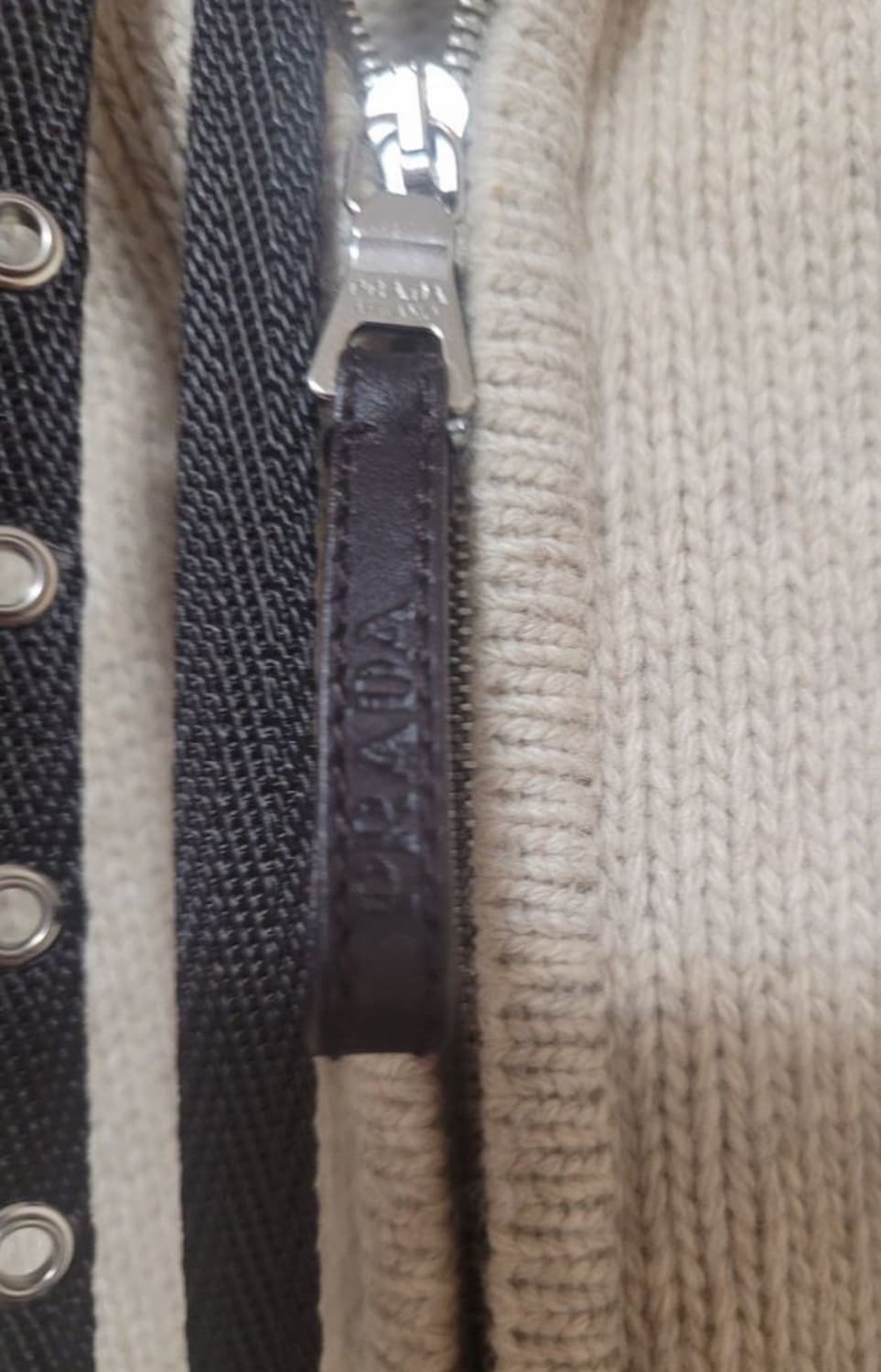 PRADA 프라다 집업 니팅 벨티드 재킷(40 사이즈)해외발송 상품이미지8