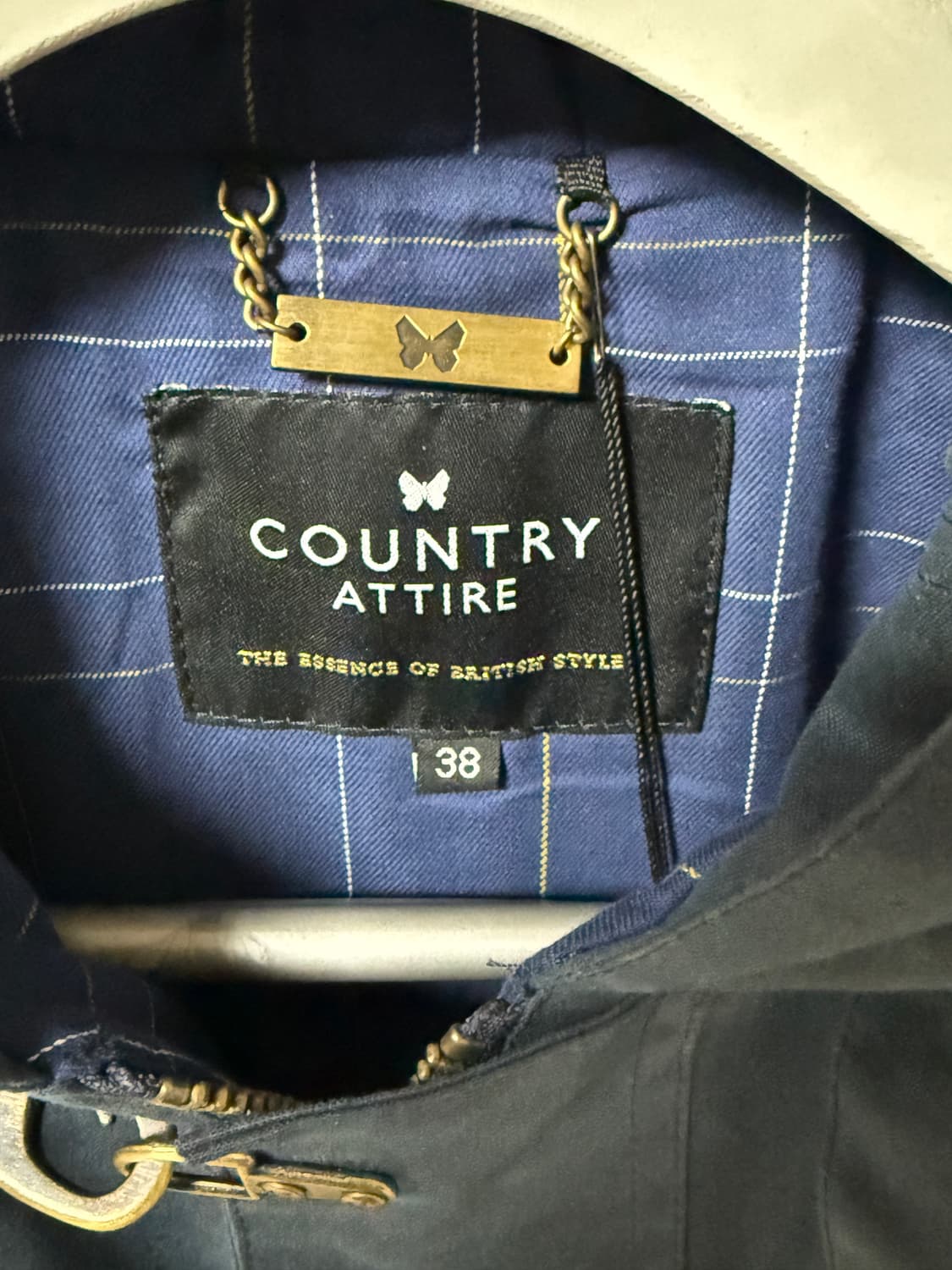 Country Attire 브리티쉬 밀러레인 필드 파카: 38 / 네이비 상품이미지2