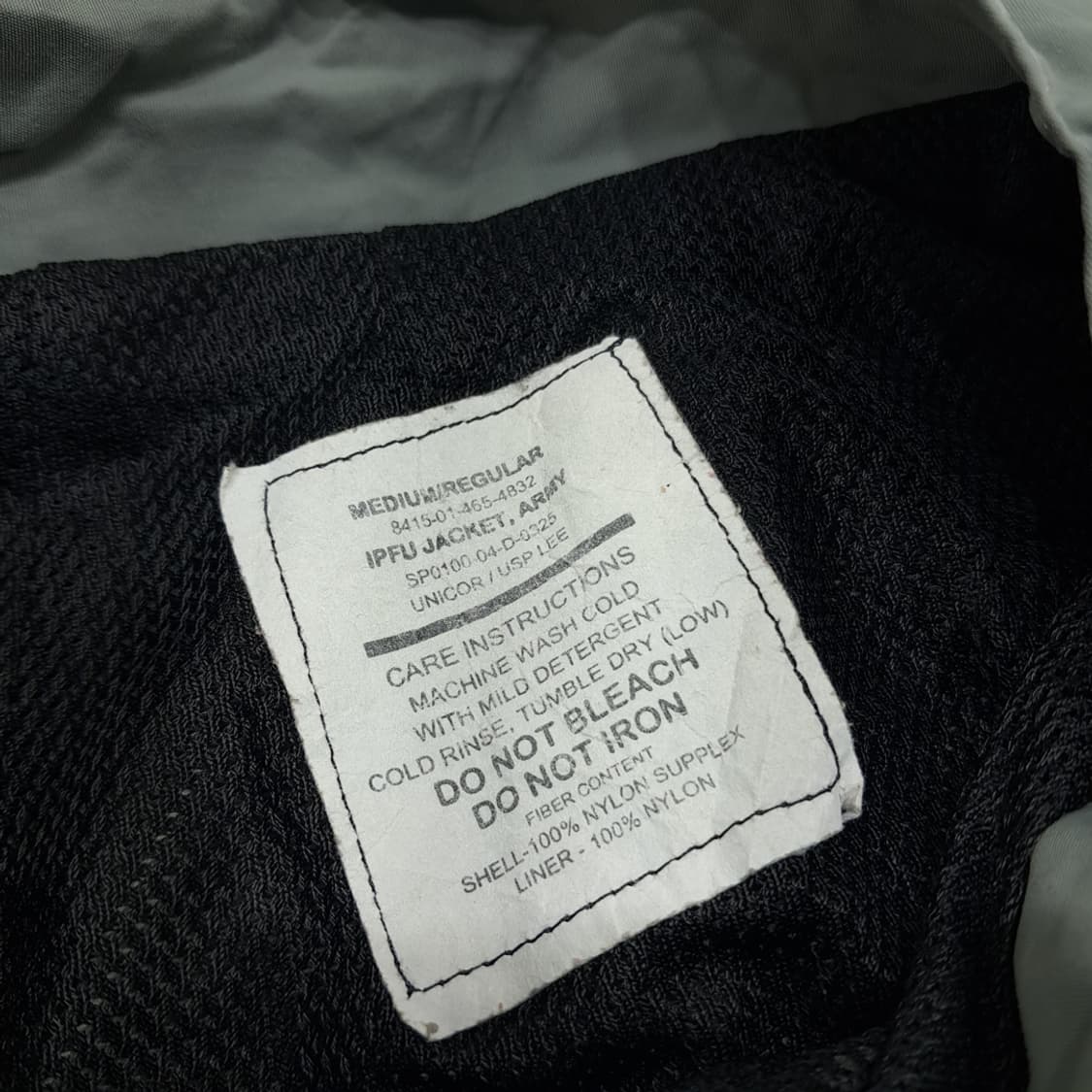 CN844 M US Army IPFU APFU 1세대 바람막이 자켓 상품이미지4