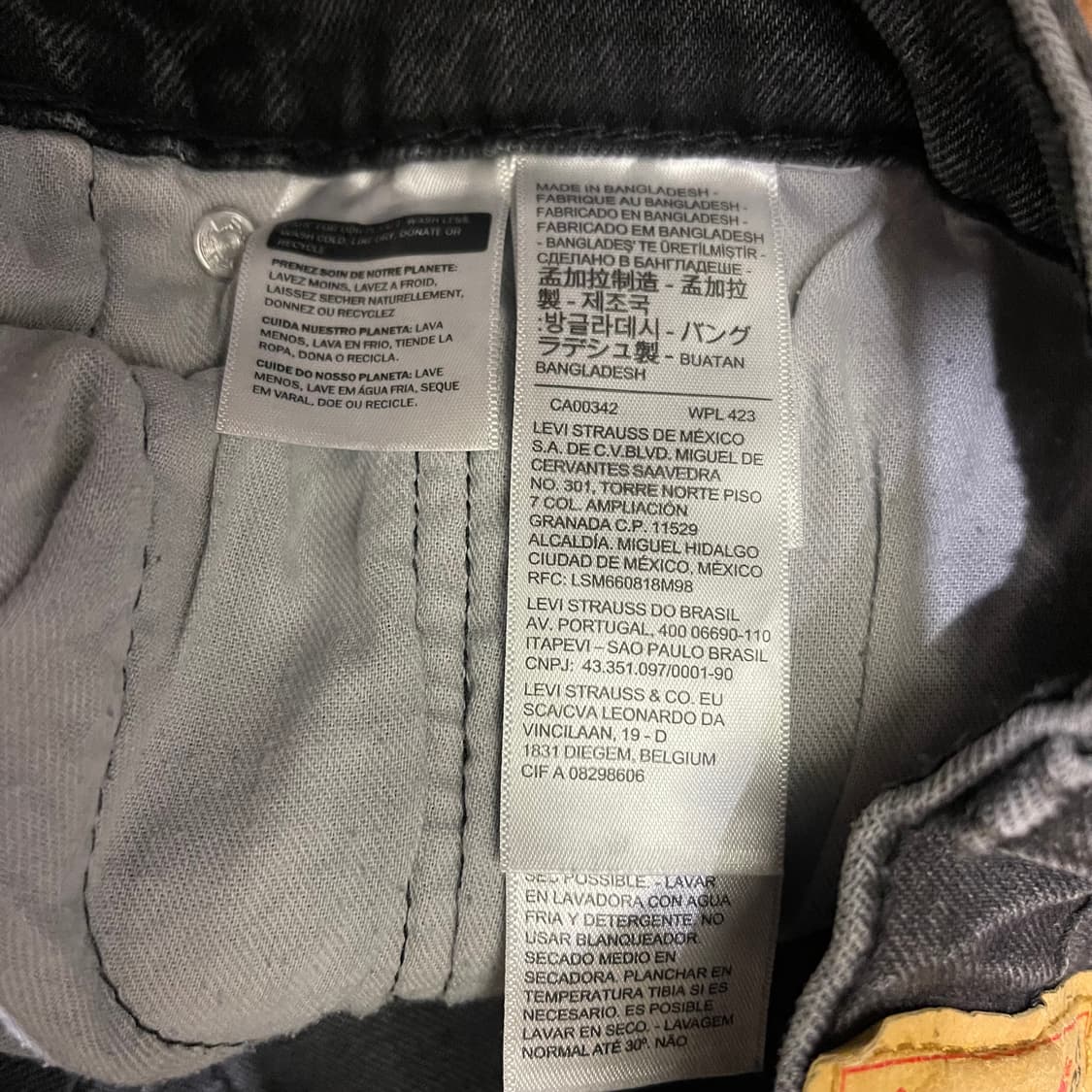 리바이스 정품 블랙502  상품이미지3