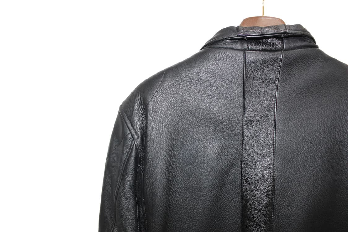 2000s Japan 카우레더 코트 상품이미지10