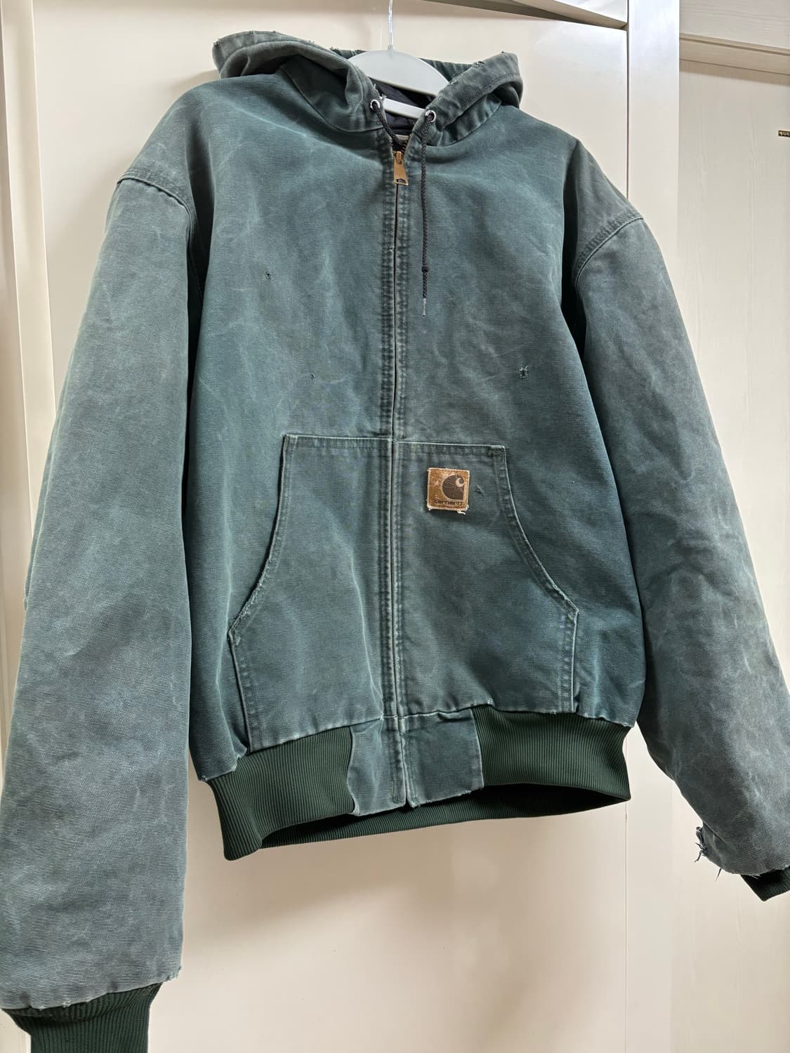 [L] 90s 칼하트 JQ243 HTG Duck 덕 액티브 자켓 상품이미지1