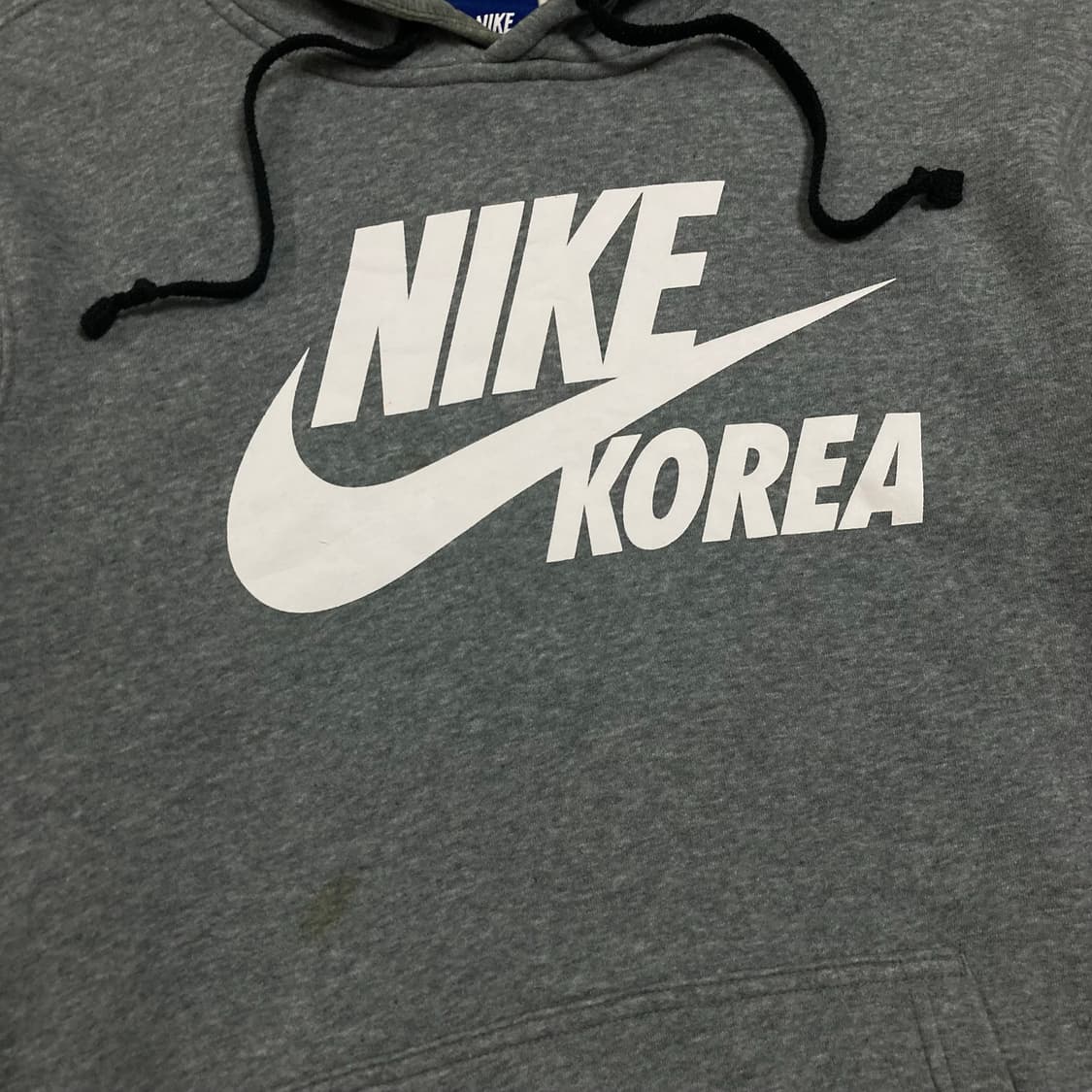 나이키 코리아 빅로고 그레이 후드티 상품이미지2