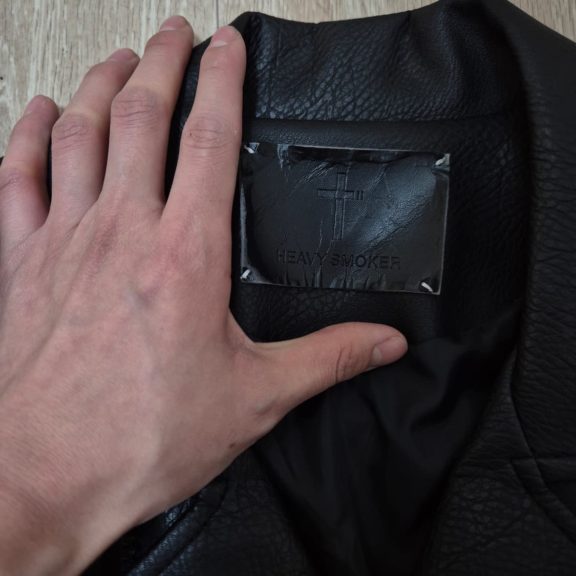 HEAVY SMOKER 헤비 스모커 레더 라이더 가죽자켓 XL(105) 상품이미지4