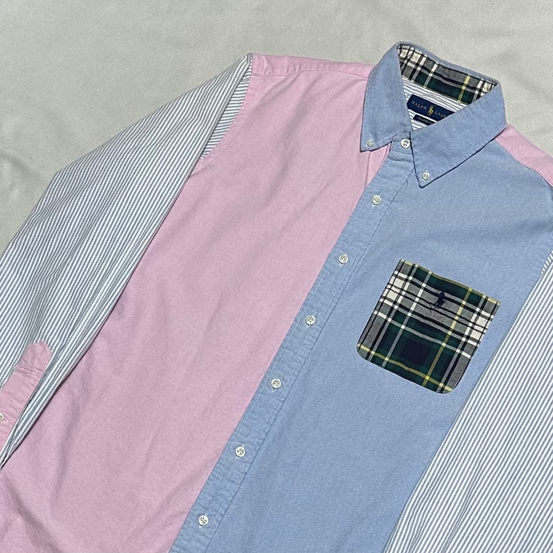 L 폴로랄프로렌 클래식핏 크레이지 패턴 코튼 셔츠 상품이미지1