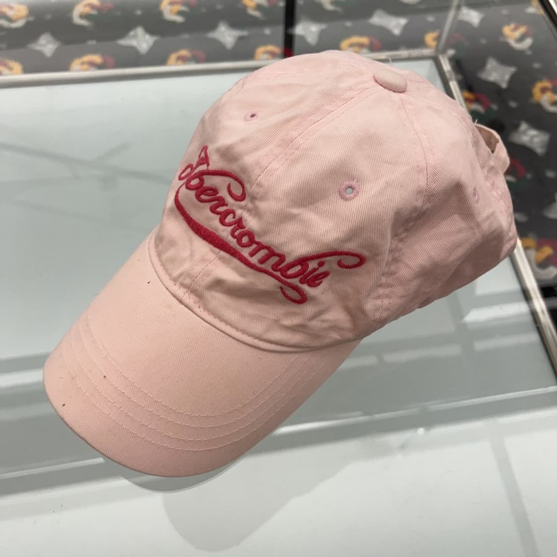 아베크롬비 Y2K 키치 레터링 딸기우유 볼캡 C08511 상품이미지3