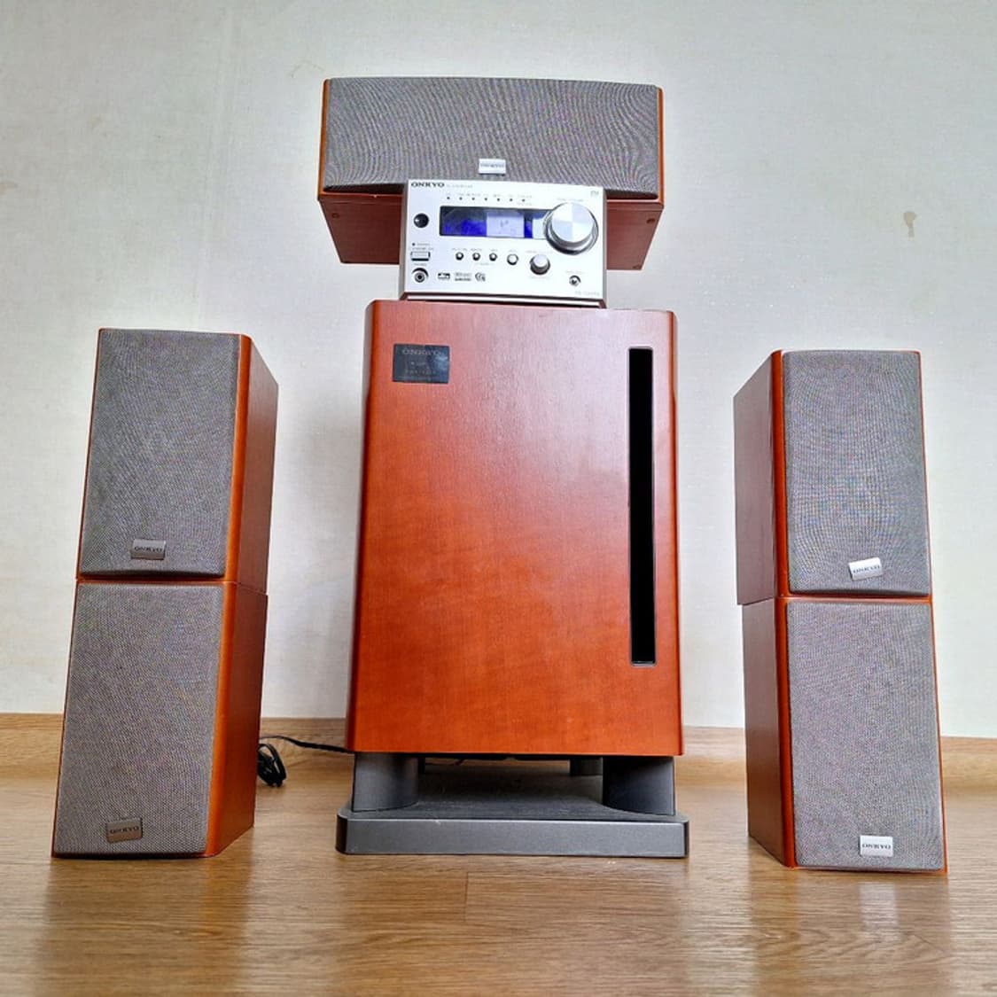 온쿄 5.1 빈티지 홈시어터 스피커 세트 레트로 매장 카페 가게 인테리어 상품이미지4