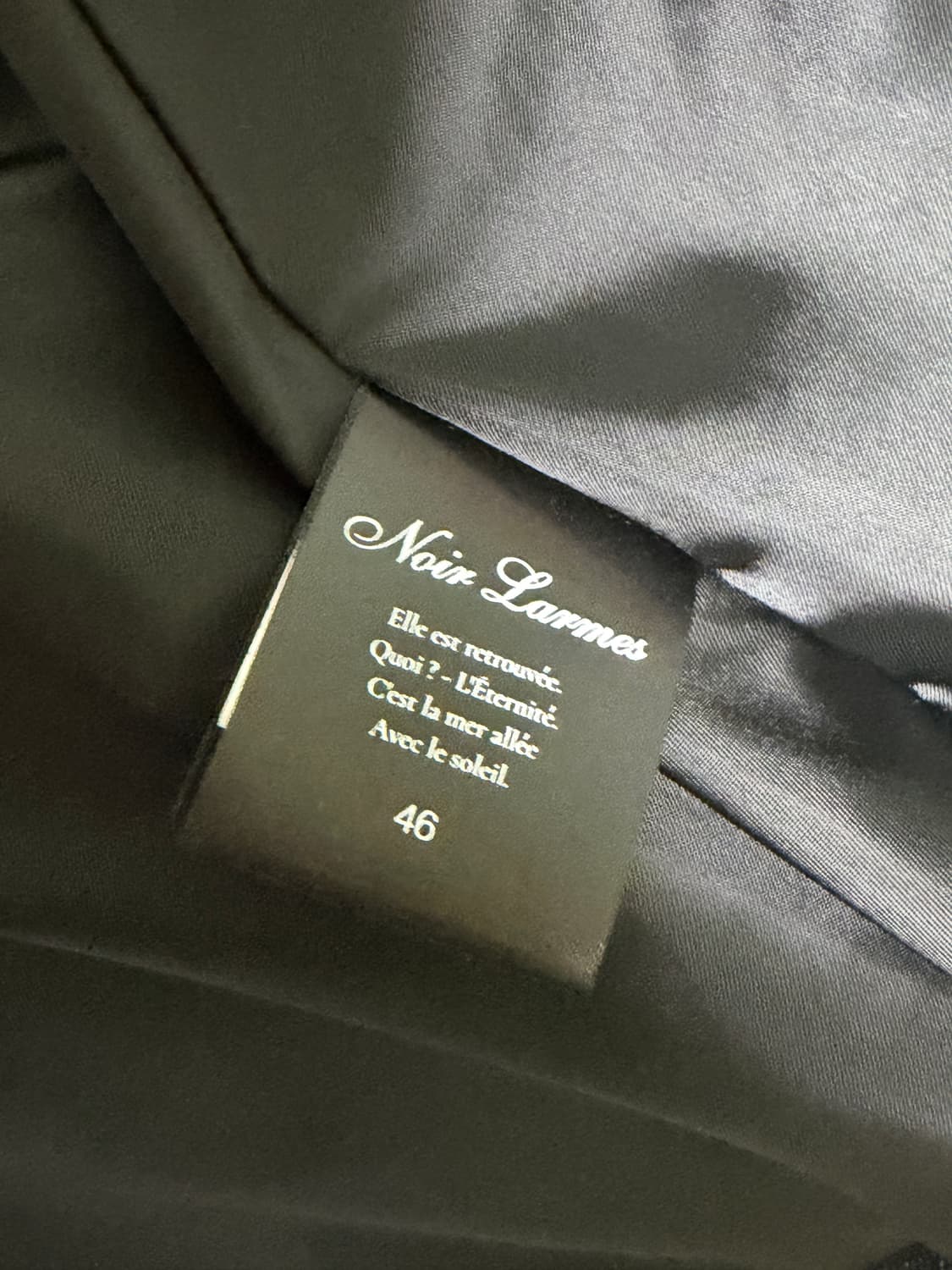 느와르 라르메스 하이넥 레더자켓 46 상품이미지6