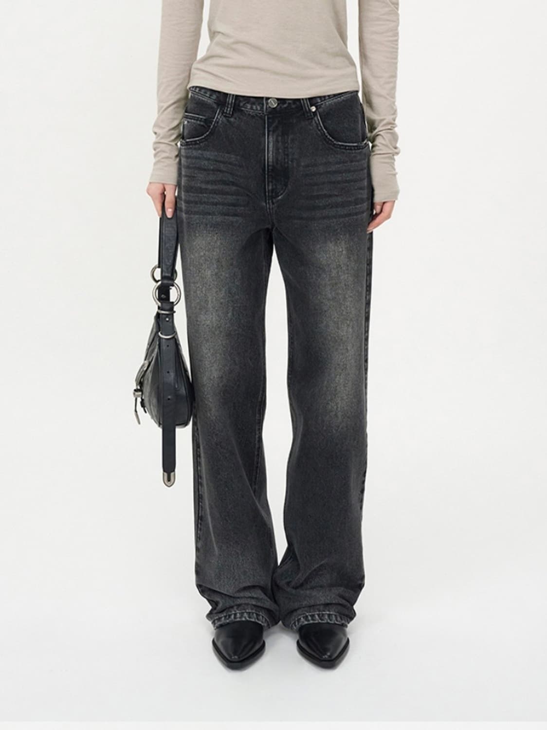 인사일런스우먼 빈티지 와이드 팬츠 상품이미지1