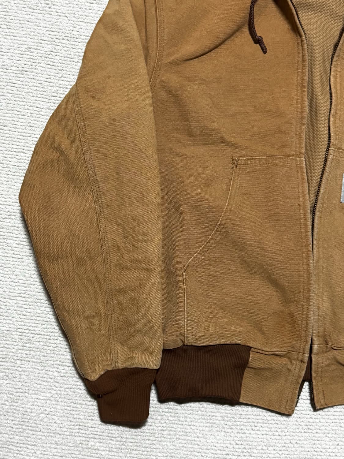 90s USA 칼하트 액티브 자켓 M 상품이미지4