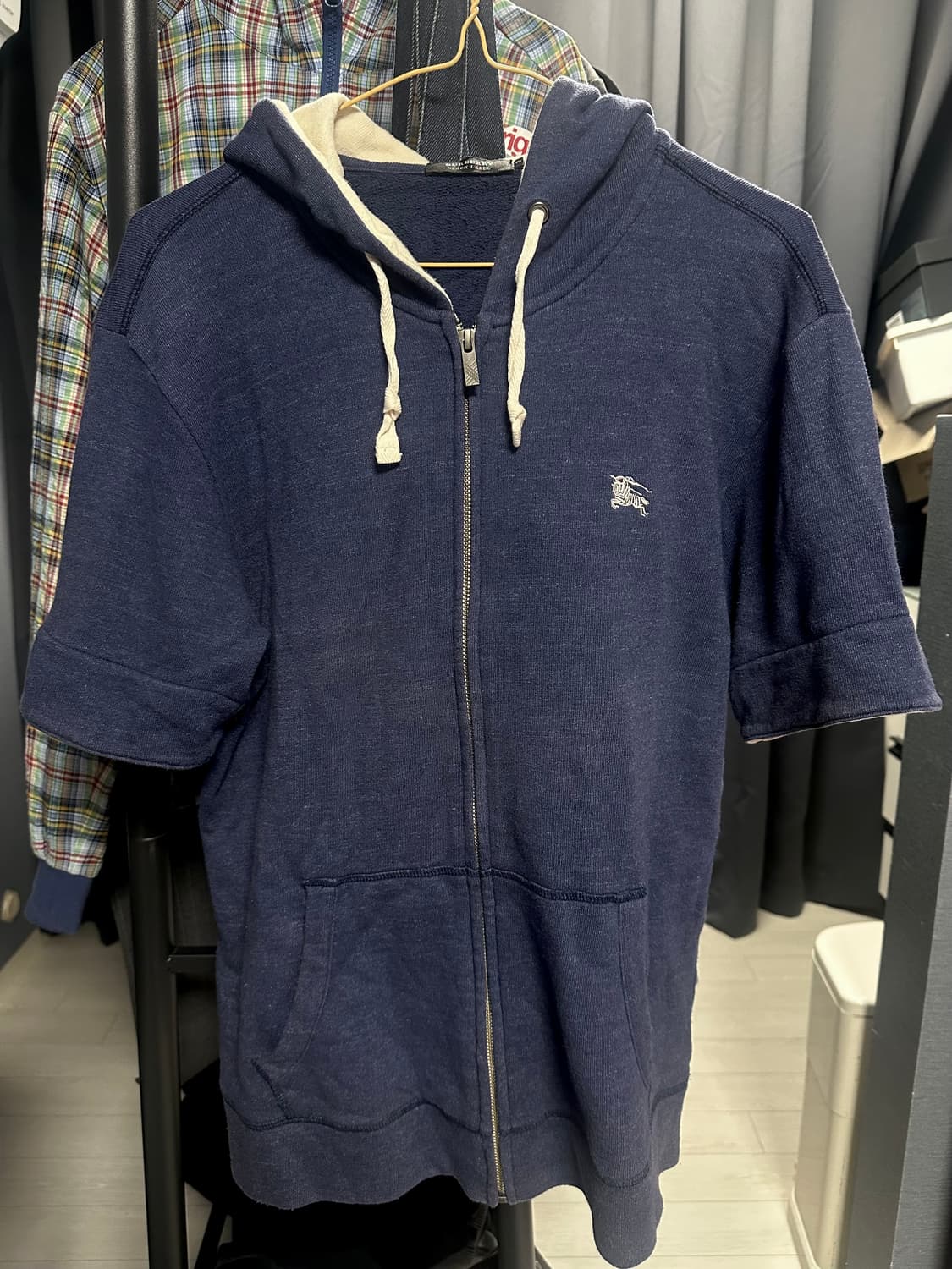 버버리 블랙라벨(3size) 반팔 집업 상품이미지1